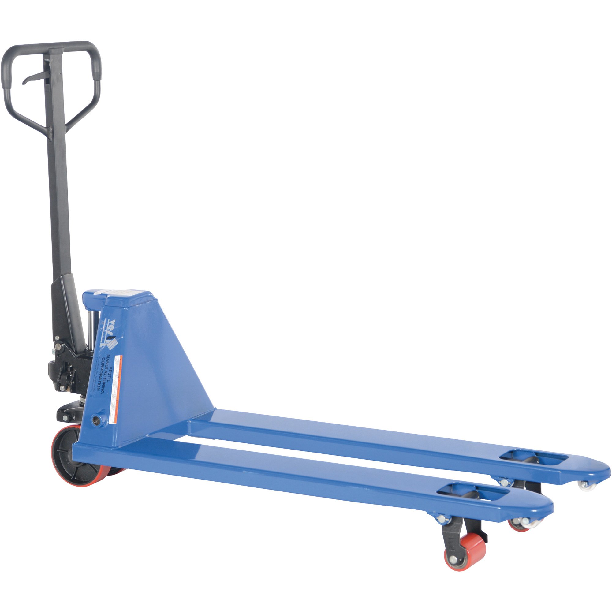 Vestil Ergonomic Quick Lift Pallet Truck — 5,500-Lb. Uniform Capacity