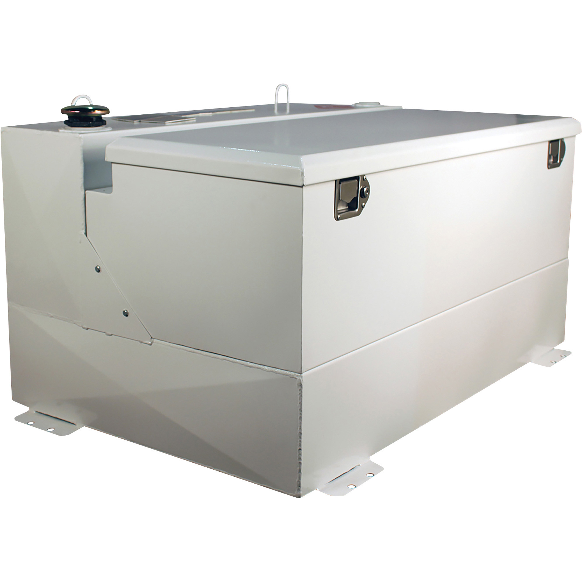 RDS Manufacturing 50 Gallon Powder Coated Aluminum DOT Certified Transfer  Tank/Toolbox Combo