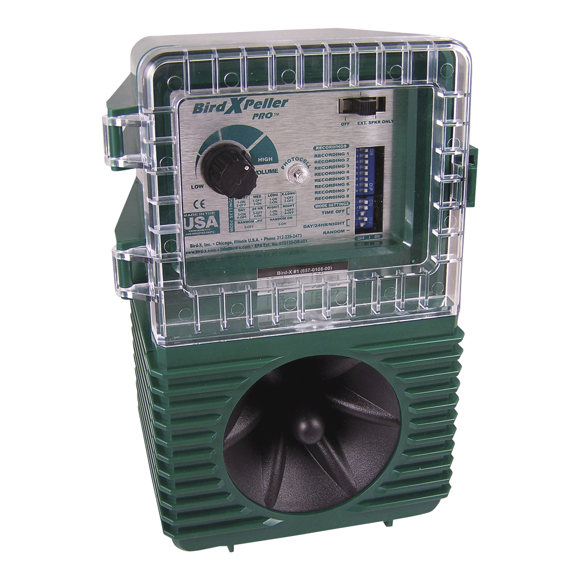 Bird-X Peller Pro V2 Bird Repeller, Model# BXP-PRO 2