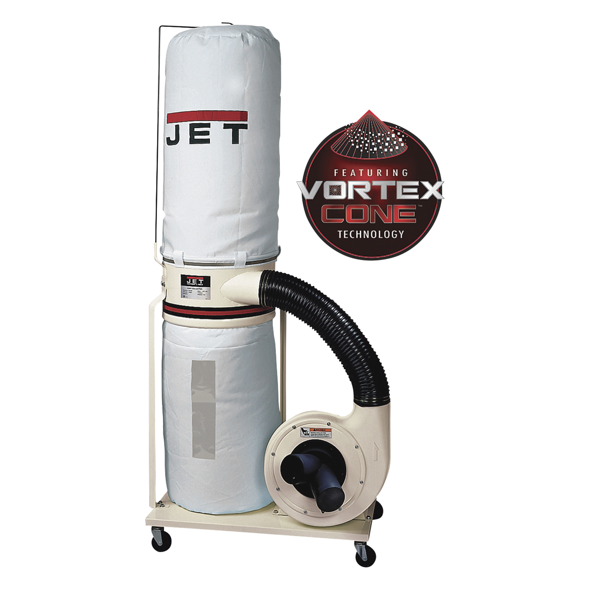 JET Dust Collector, 2 HP, 230 Volt, Model# DC-1200VX-BK1