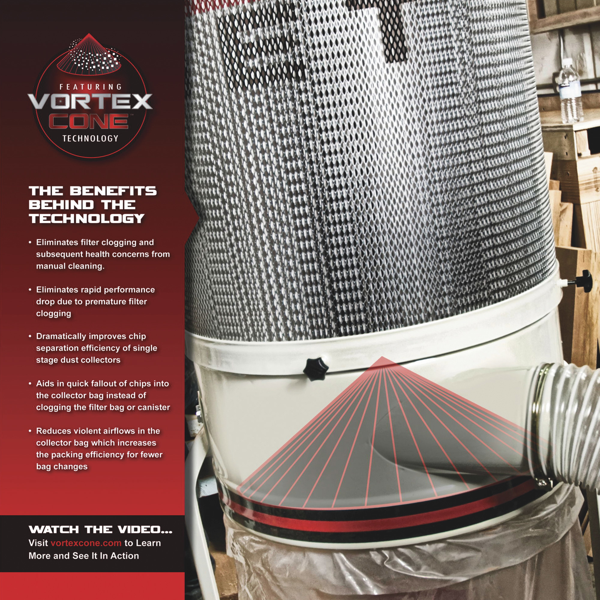 JET Dust Collector, 2 HP, 230 Volt, Model DC1200VXBK1 Northern Tool