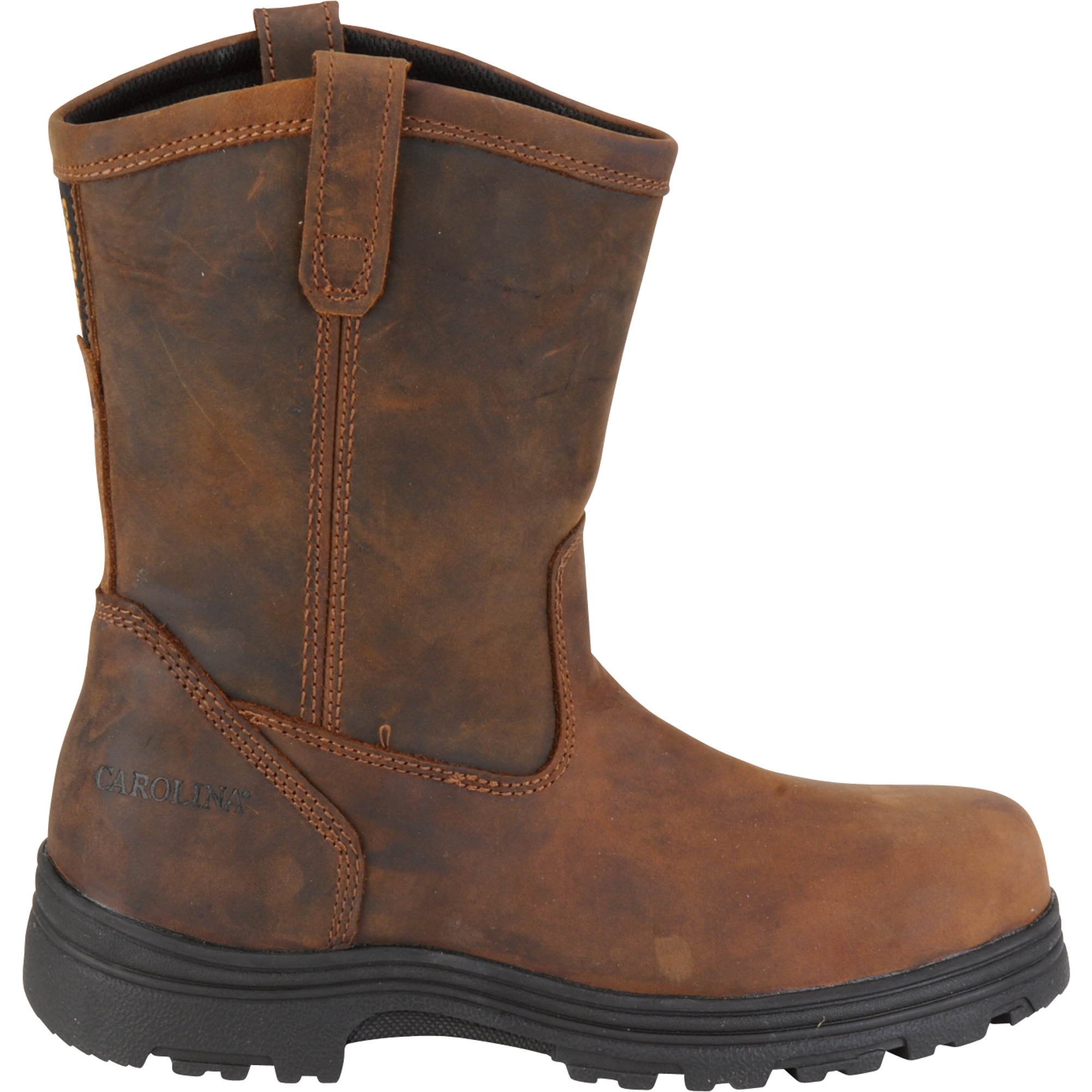 Carolina Steel-Toe Ranch Wellington Boot — Copper Crazy 