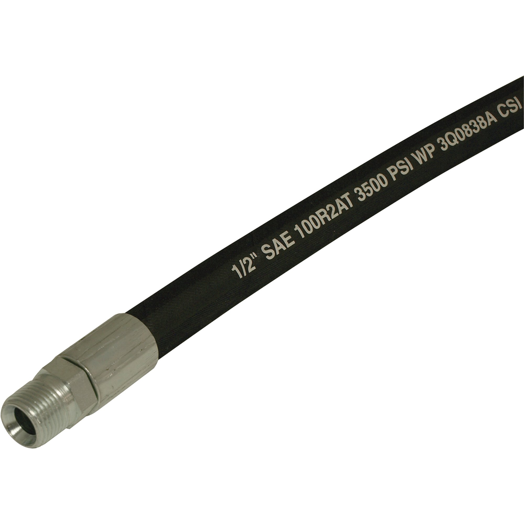 Apache Hydraulic Hose — 1/2in. x 16in.L, 2Wire, 3,500 PSI Northern Tool