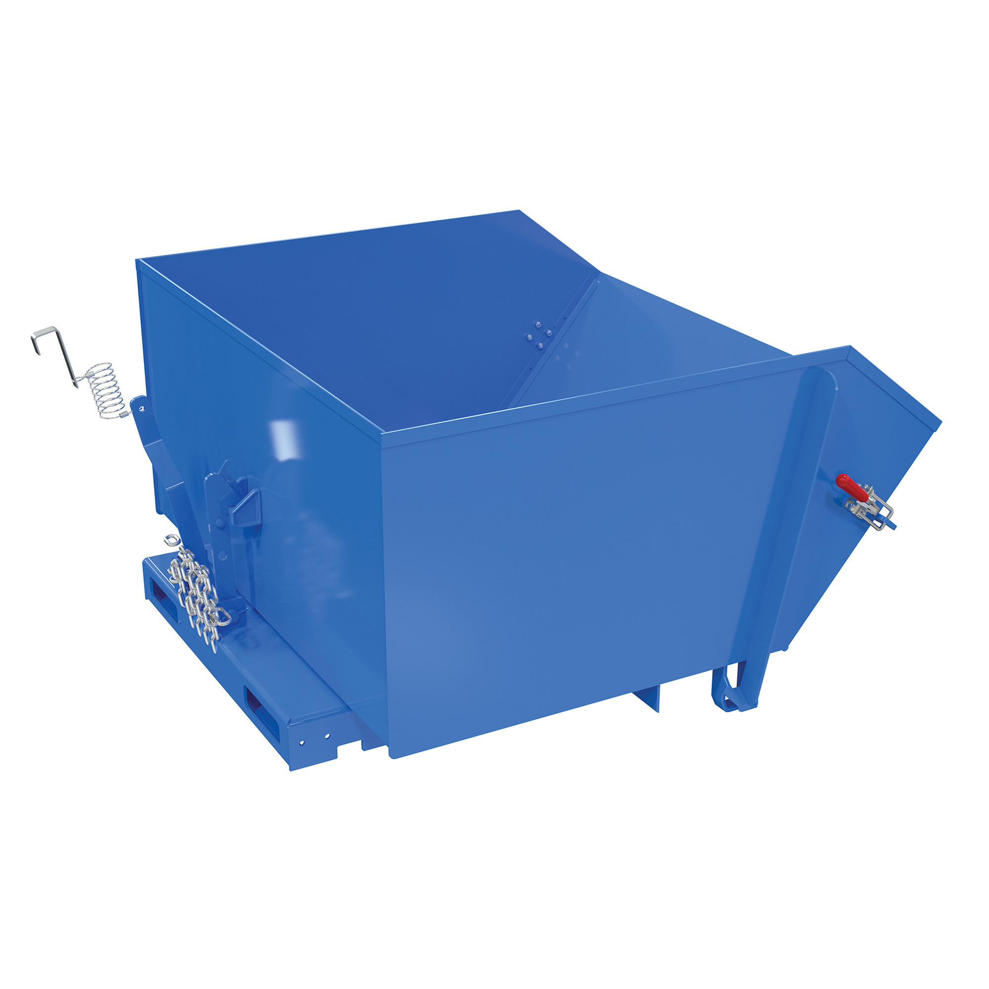 Vestil SelfDumping Steel Hopper, 6,000Lb. Capacity, Model HDROP100