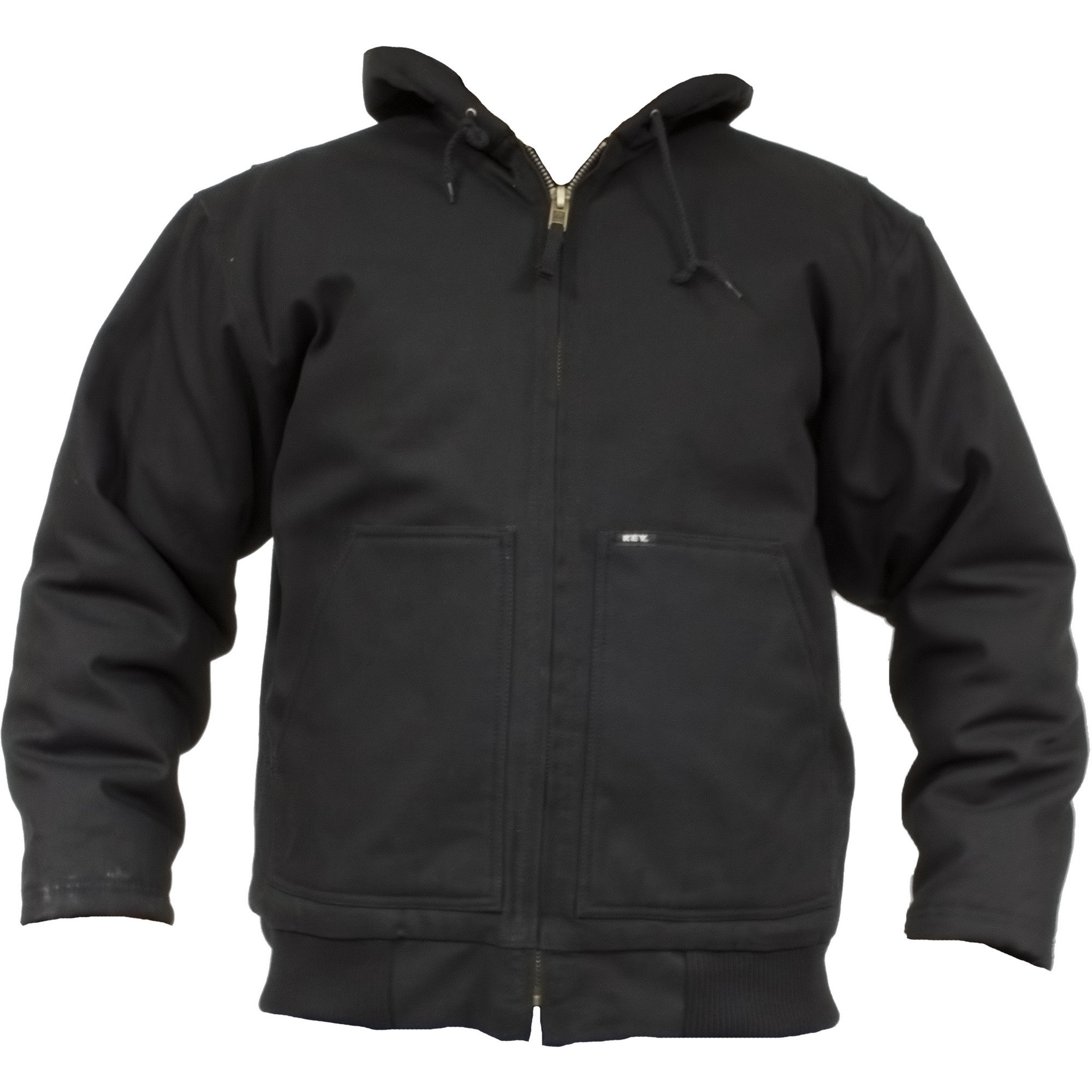 Key Insulated Hooded Duck Jacket — Black, XL, Model# 372.01 | Northern Tool