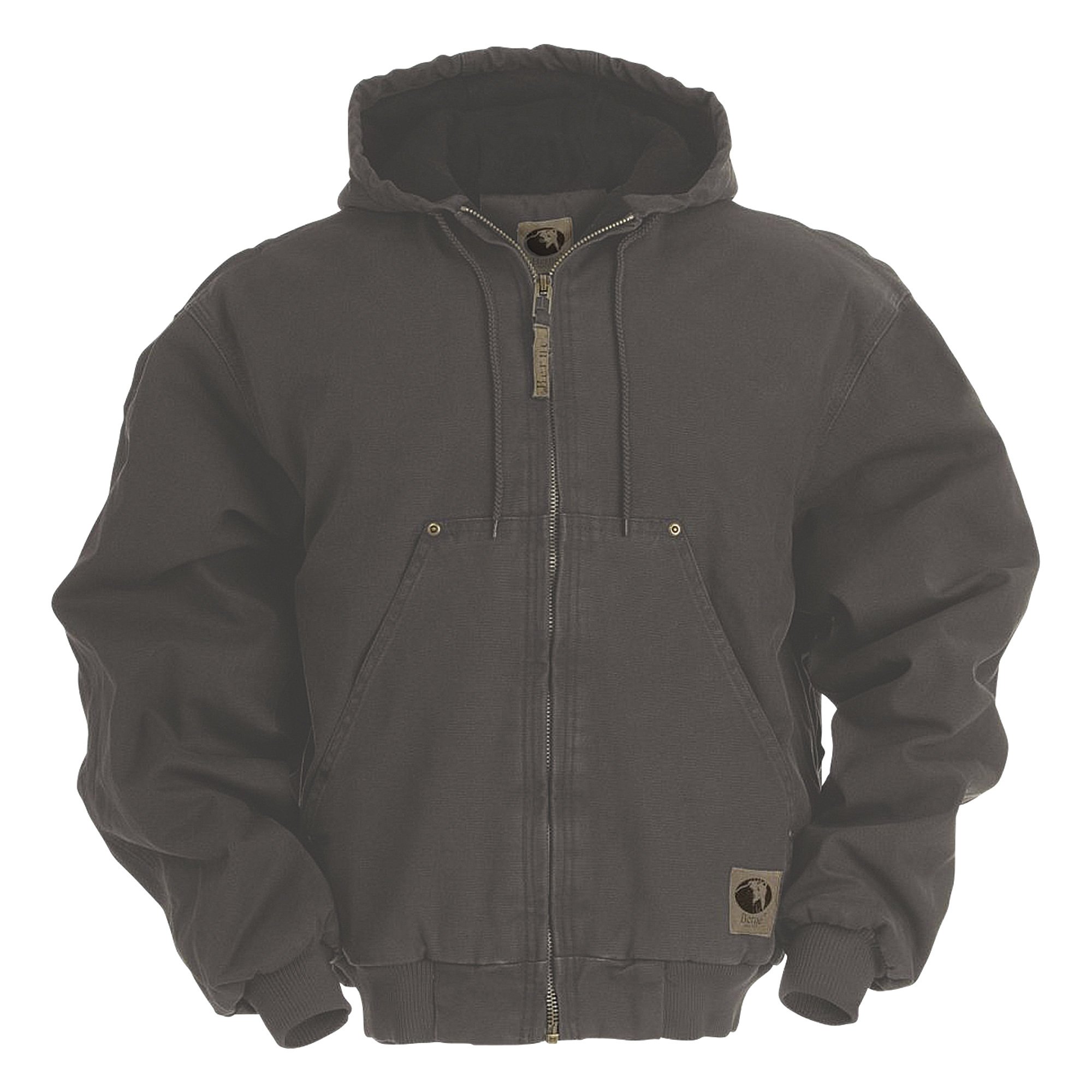 Berne Men's Original Washed Hooded Jacket — Quilt Lined, Model# HJ375 ...