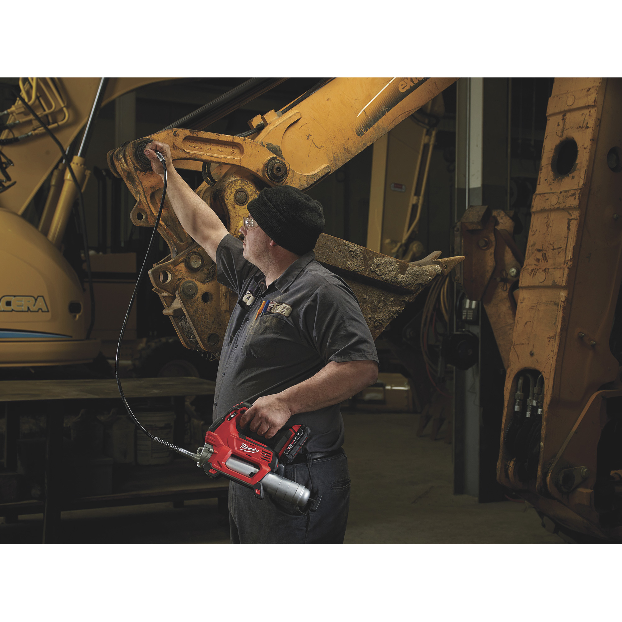 Milwaukee Grease Gun Replacement Hose with Coupler — 48in.L, Model 49