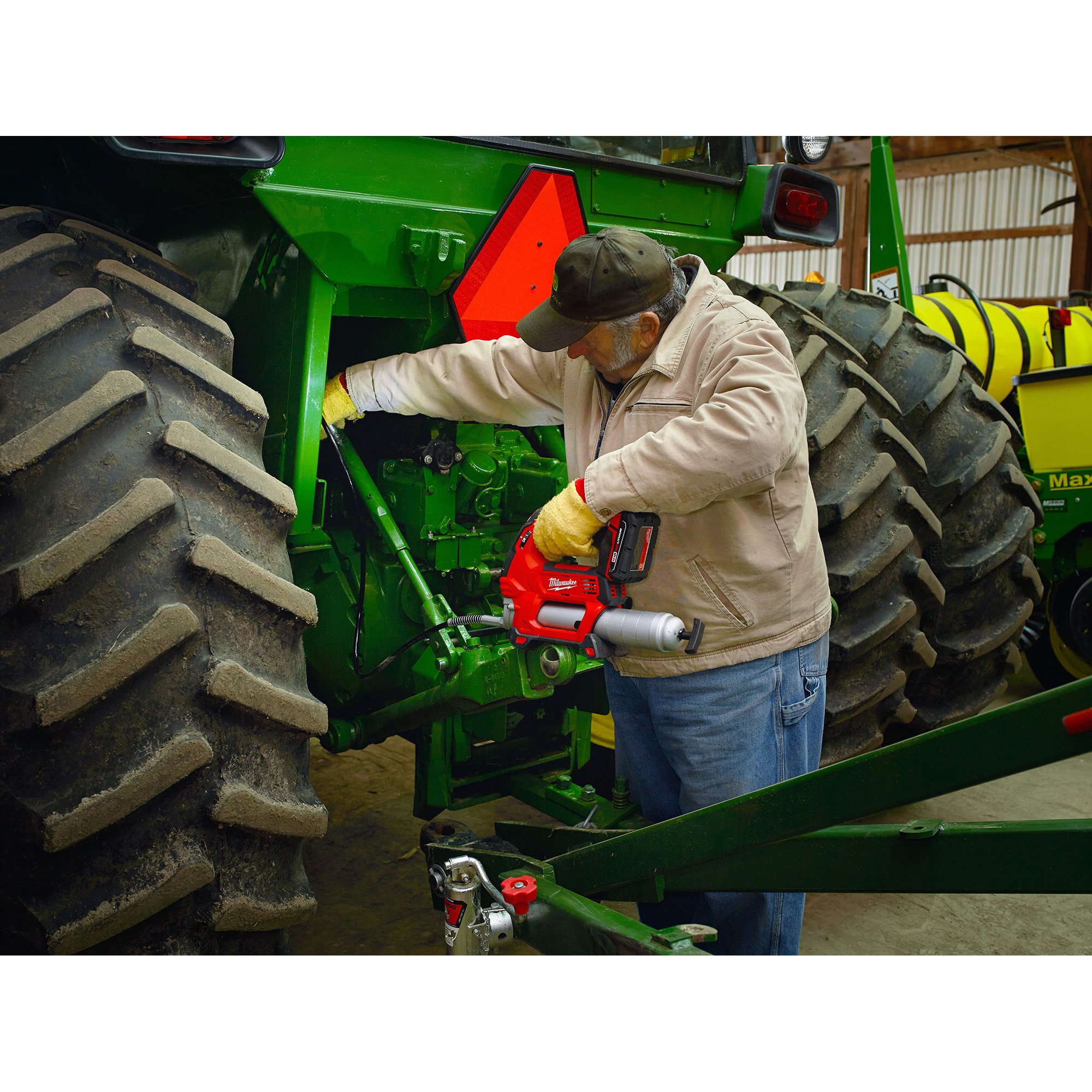 Milwaukee Grease Gun Replacement Hose with Coupler — 48in.L, Model 49