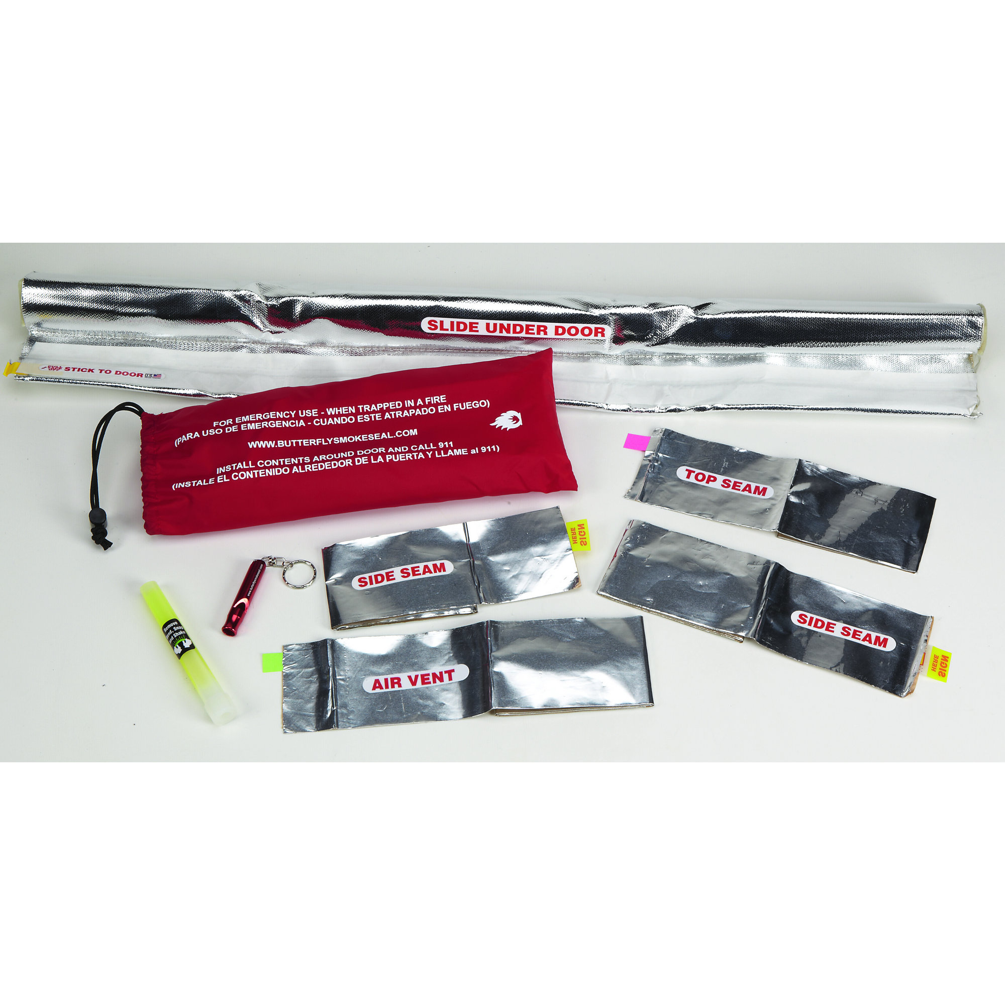 Butterfly Smoke Seal Fire Safety Kit — Fits 32in. Doors