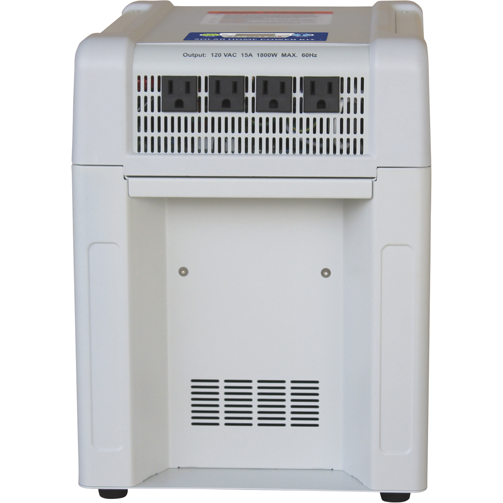 Nature Power Solar Home and RV Portable Backup Power Kit, 12 Volts, 1,800 Watts, Up to 90 Hrs. Run Time