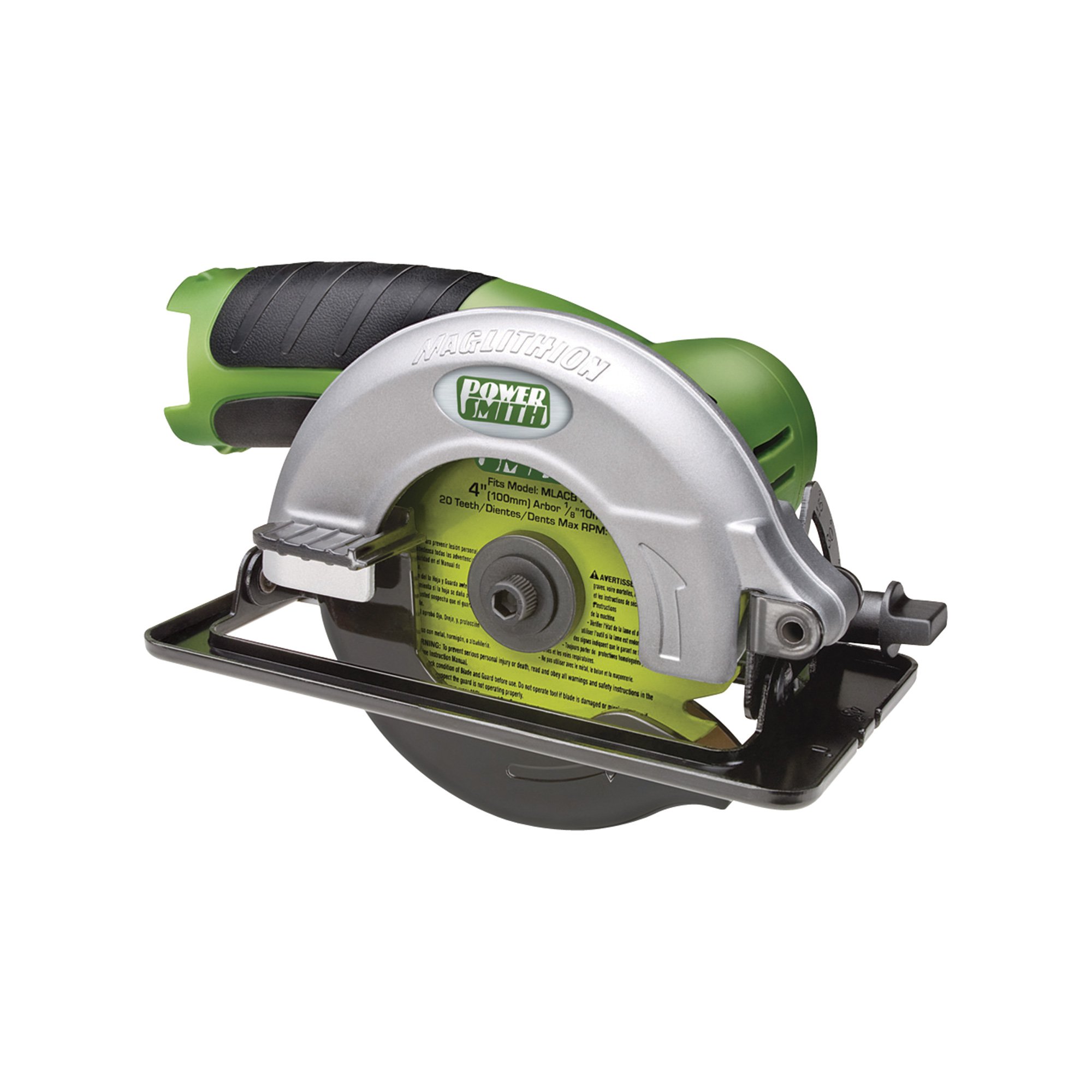 Battery powered compact online circular saw