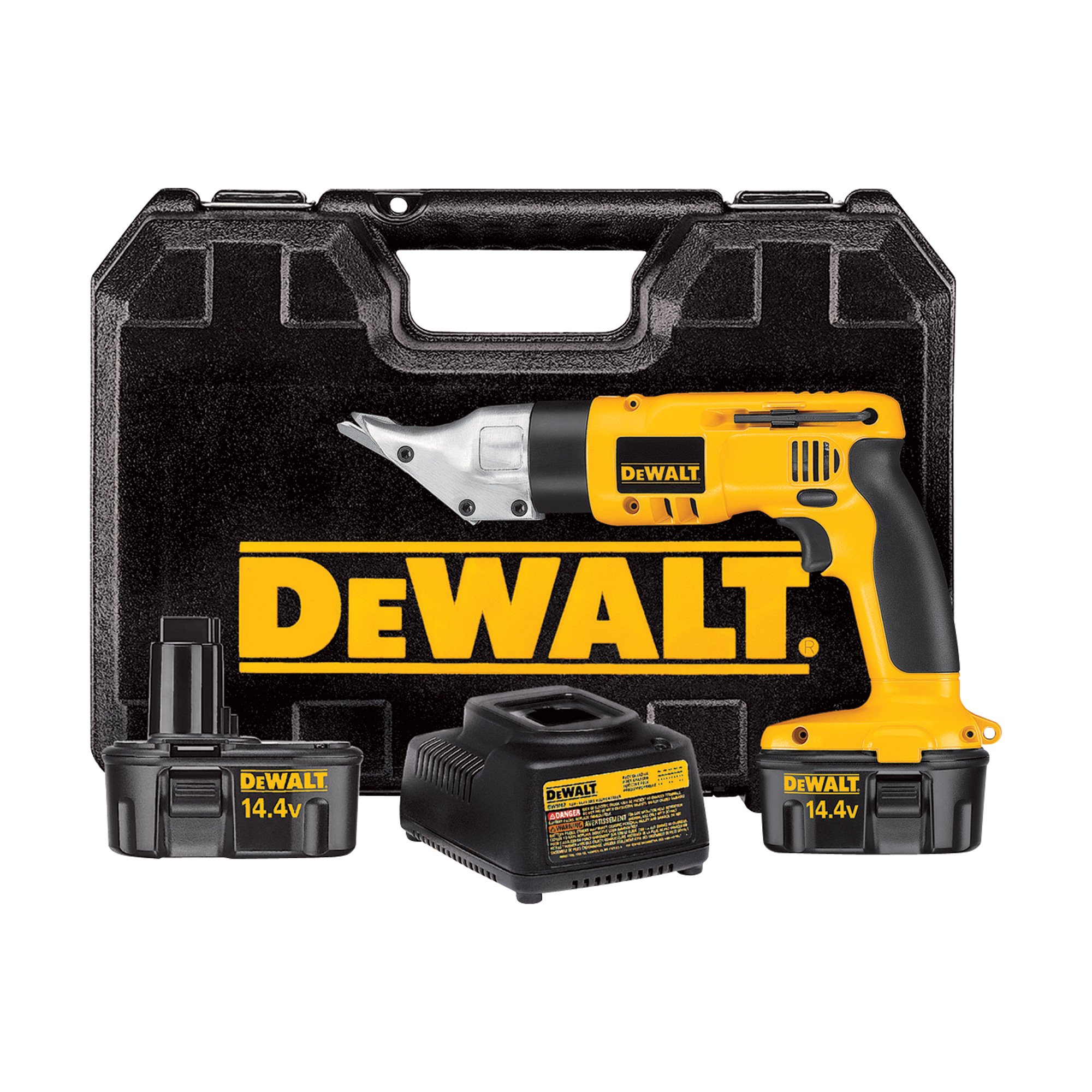 Dewalt Heavy Duty Cordless Swivel Head Shear Kit — 18 Gauge144 Volt Model Dw941k 2 4844