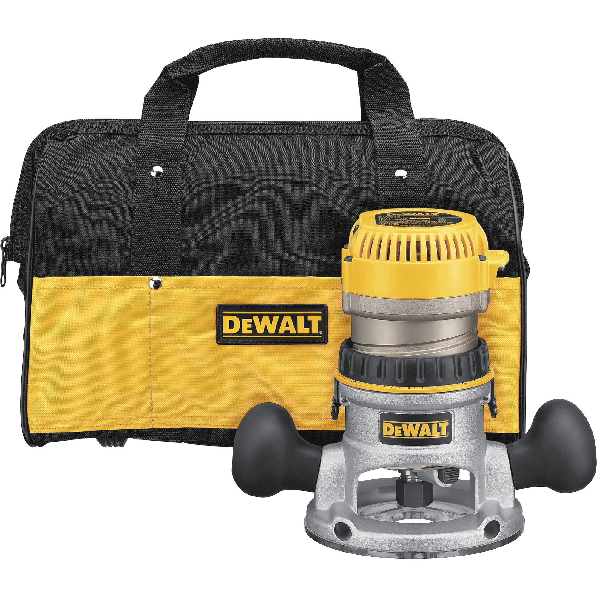 DEWALT Heavy Duty Fixed Base Router Kit 2 1 4 HP 12 Amp Model