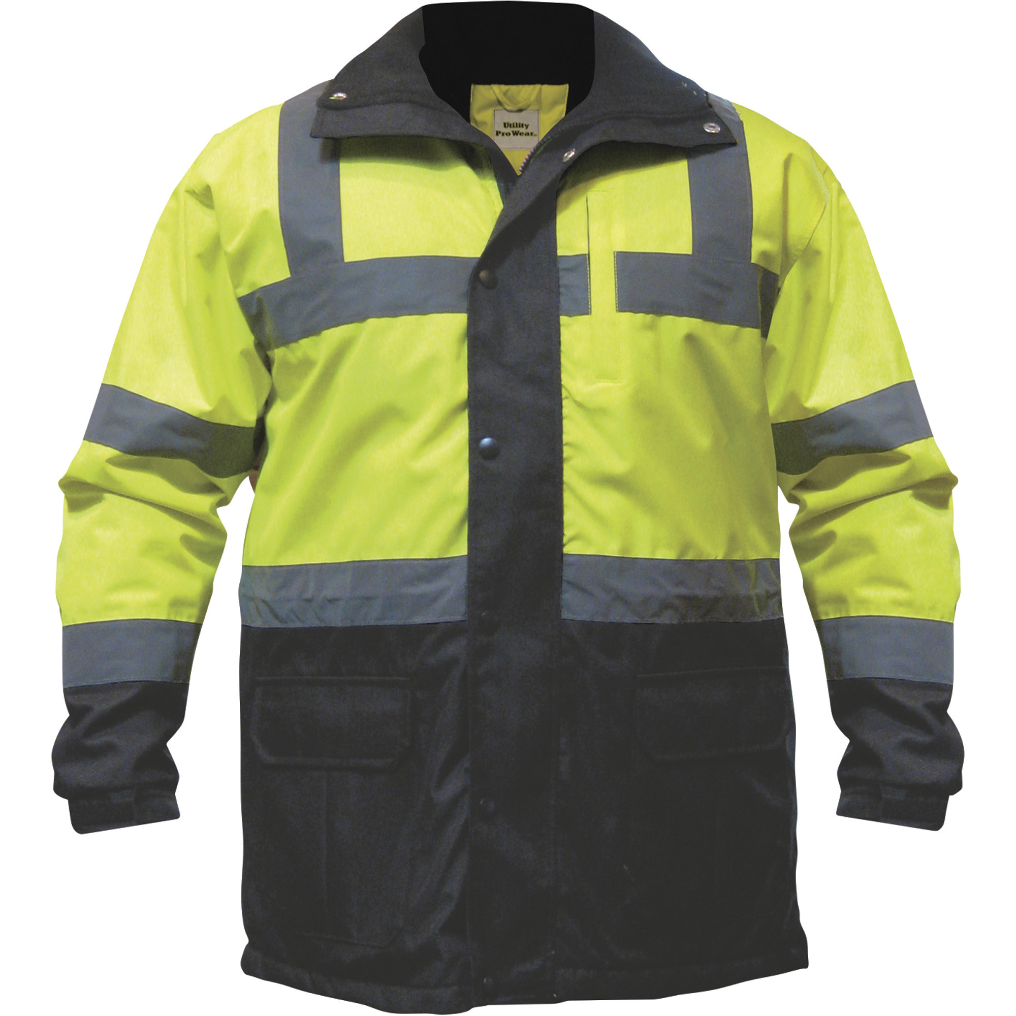 Utility Pro Men's Class 3 High Visibility Parka with Teflon Fabric ...