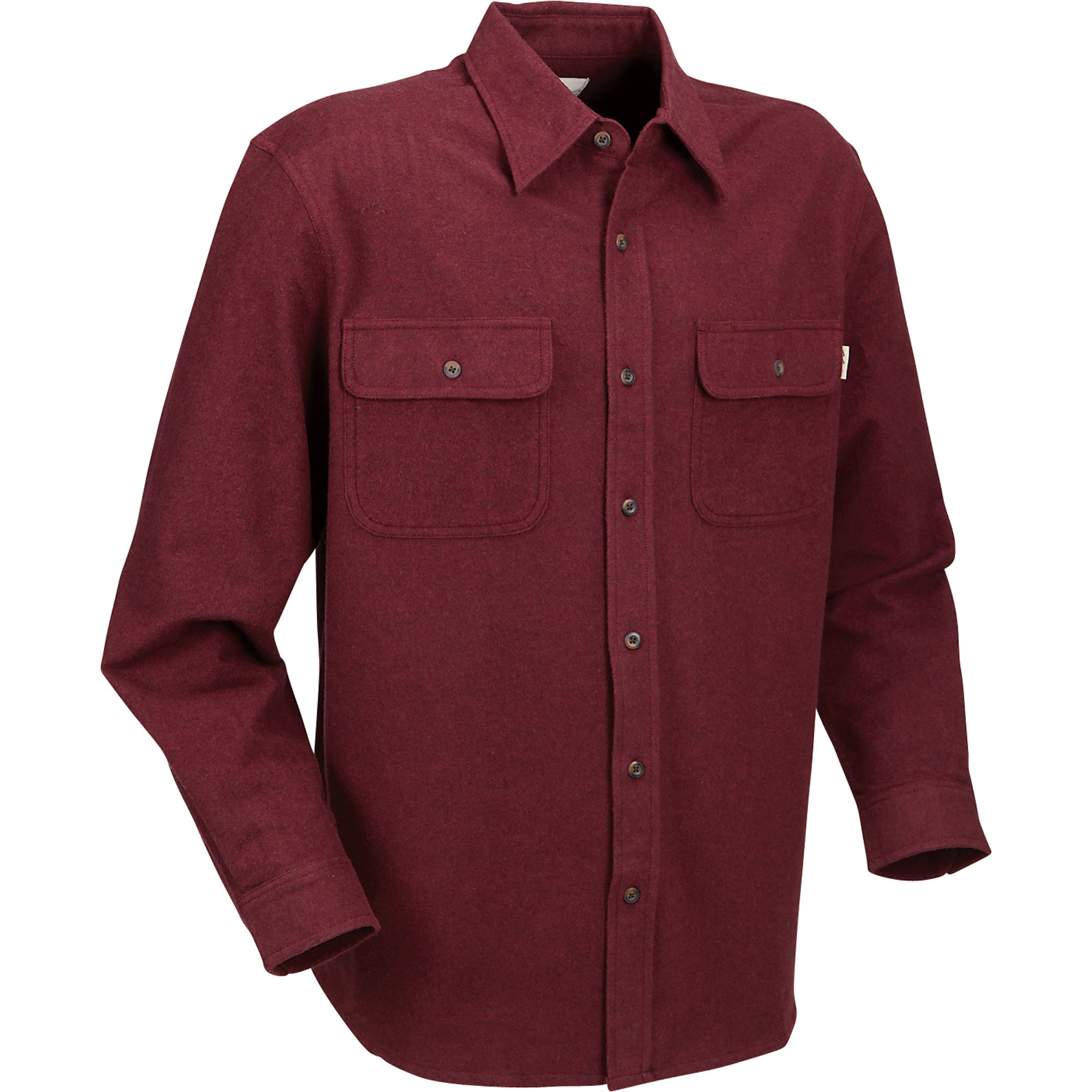 Heavyweight Chamois Shirt — Burgundy, Medium, Model# KC103 | Northern Tool