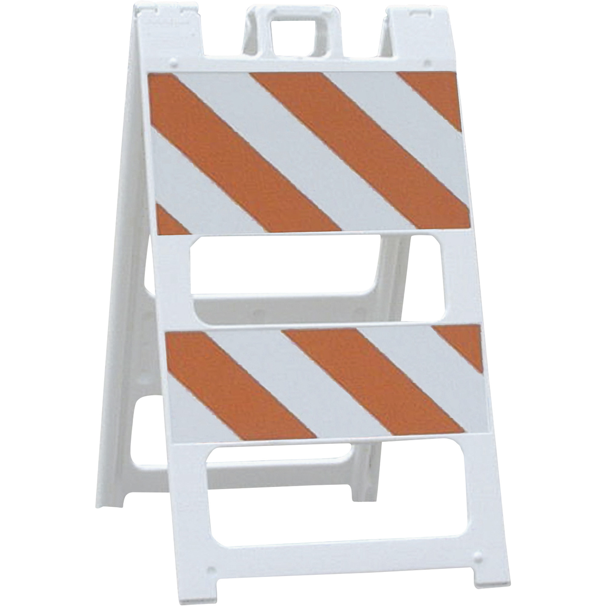 Plasticade 45in. Type II Engineer Grade Plastic Barricade, White, Model# 100-T12B8EG
