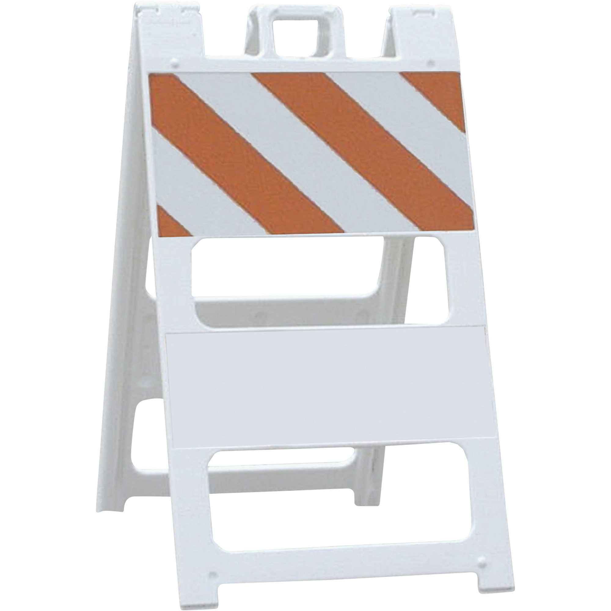 Plasticade Type I High Intensity Prismatic Plastic Barricade, White, Model# 100-T12HI-P