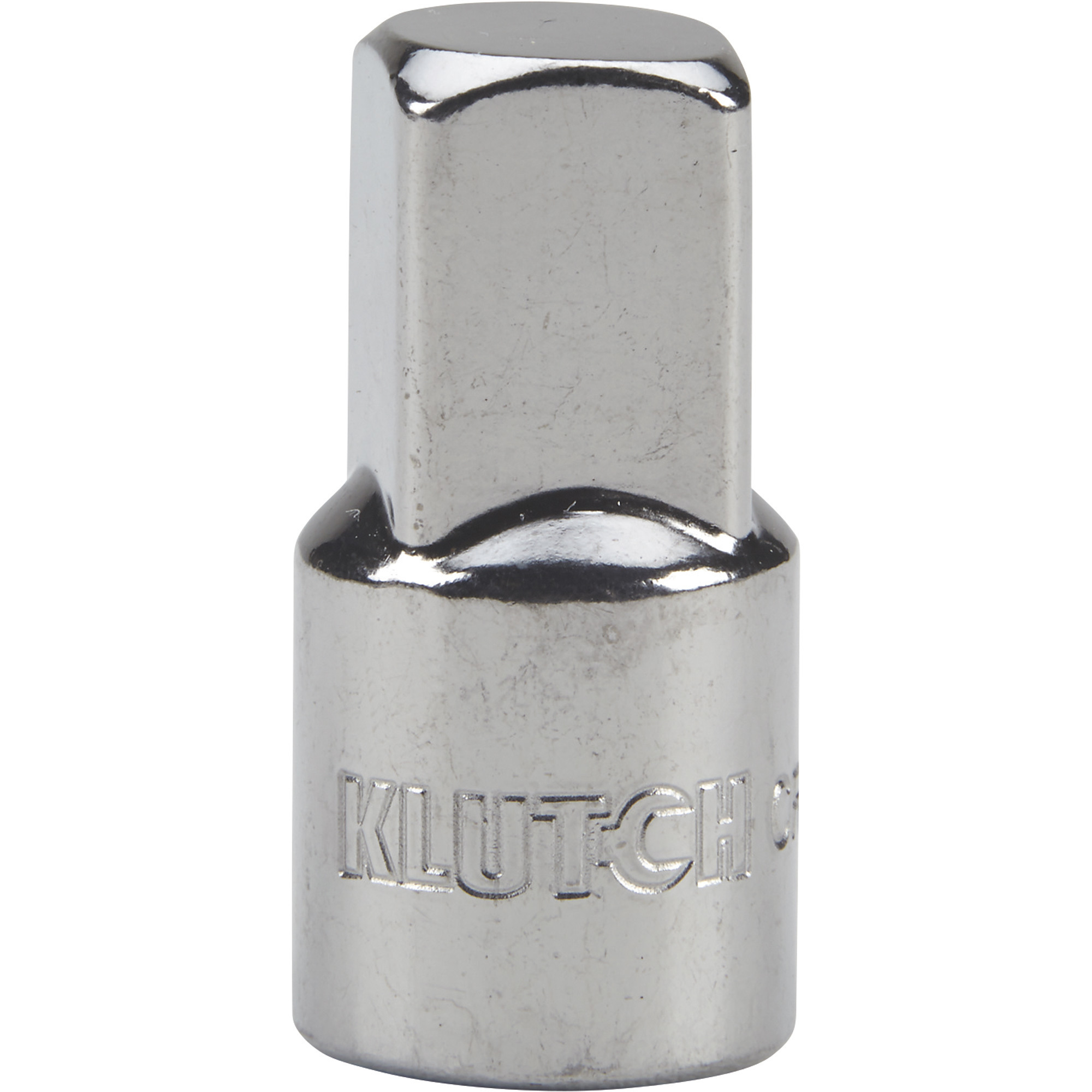 Klutch Socket Adapter, 3/8in.-F x 1/2in.-M, Chrome Vanadium Steel