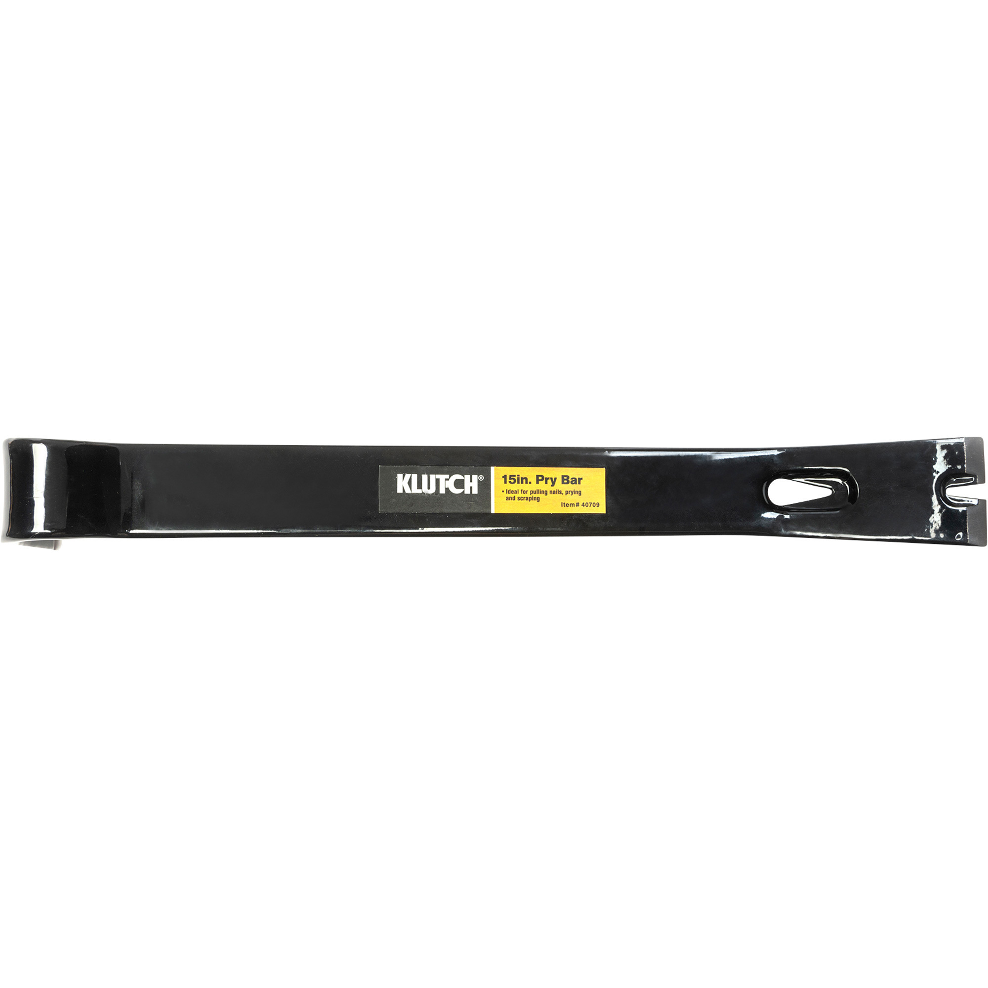 Klutch Super Pry Bar, 15in.L, Black Northern Tool