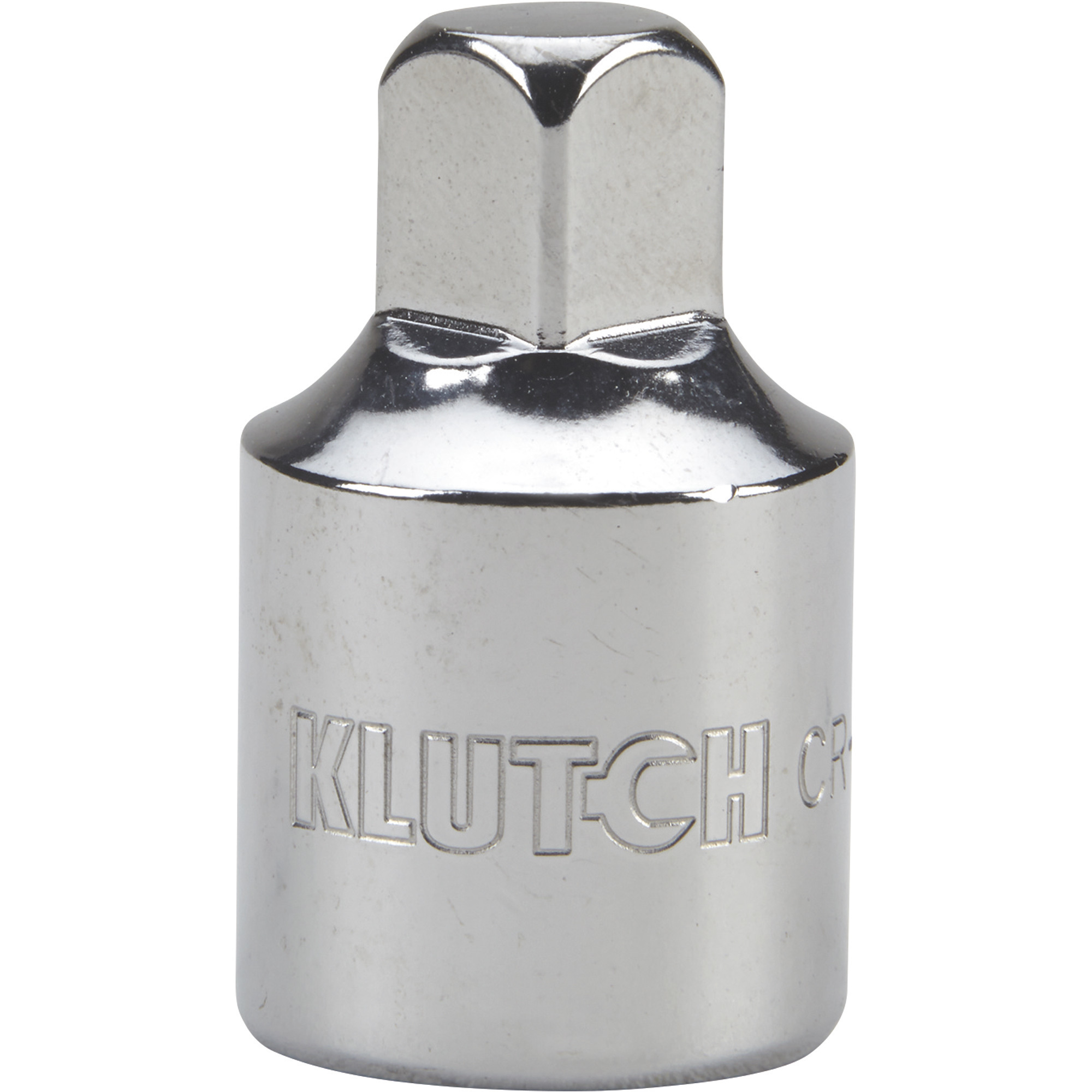 Klutch Socket Adapter, 1/2in.F to 3/8in.M, Chrome Vanadium Steel