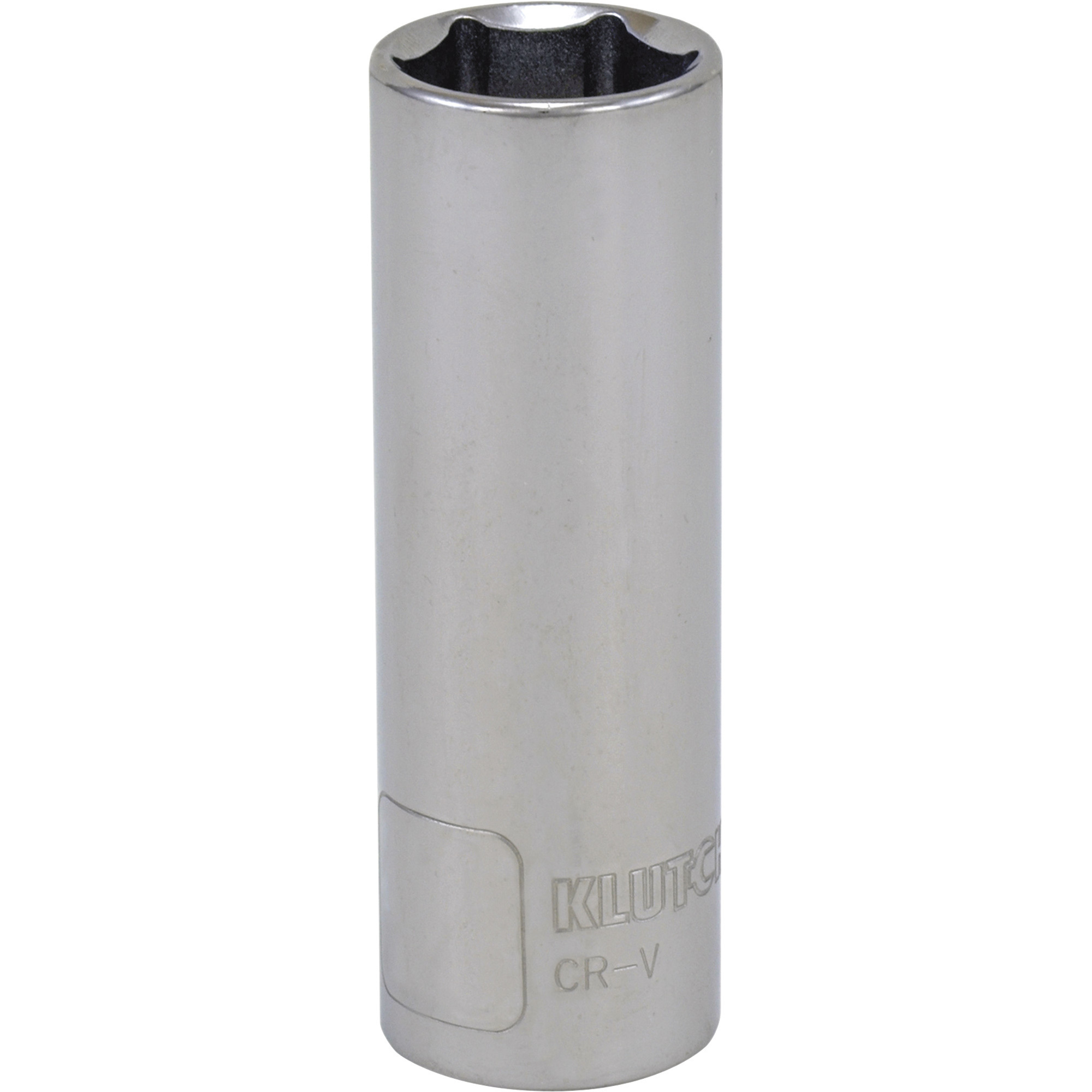 Klutch Deep Socket, SAE, 1 1/4in., 1/2in.-Drive, 6-Pt.
