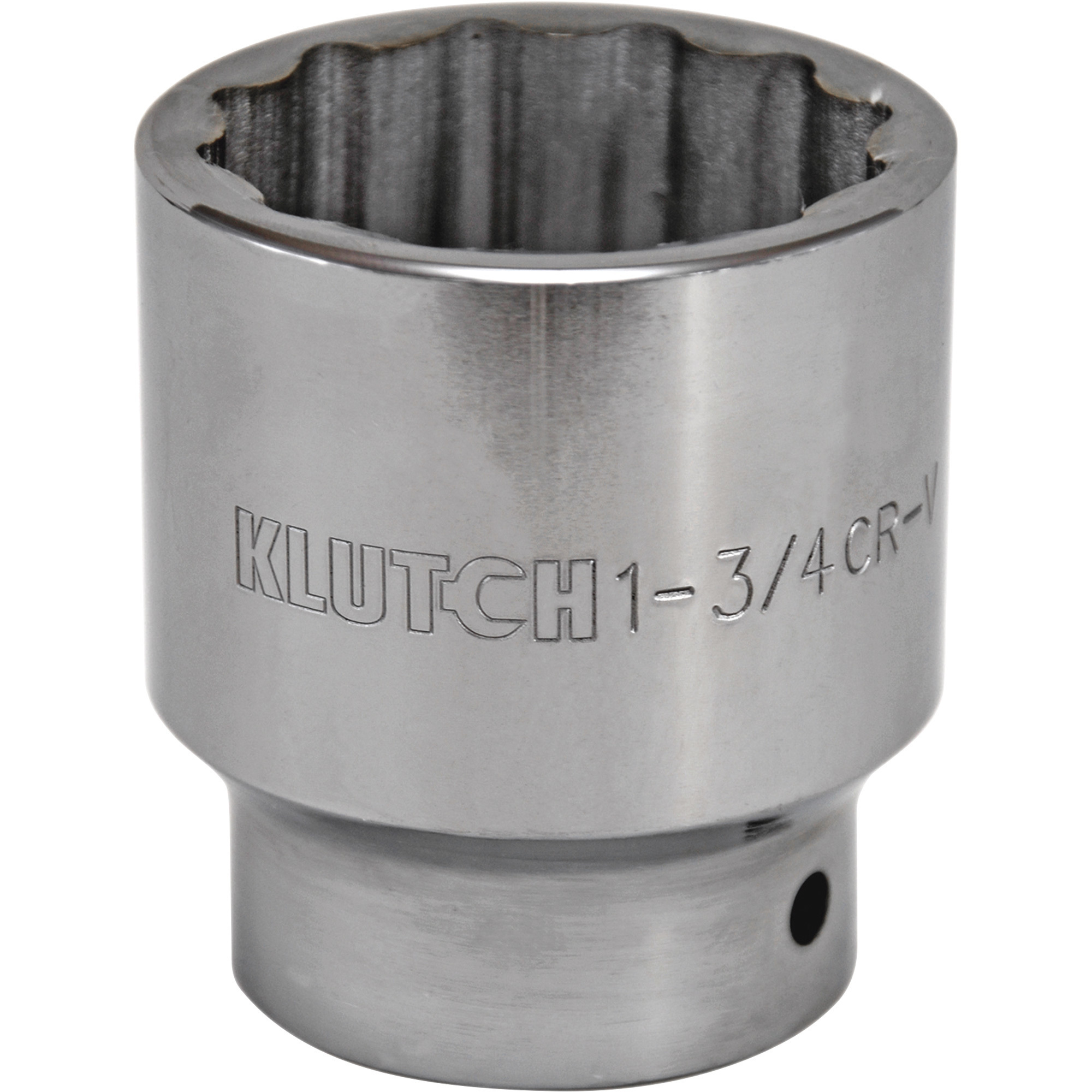 Klutch Socket, SAE, 1 3/8in., 3/4in.-Drive, 12-Pt