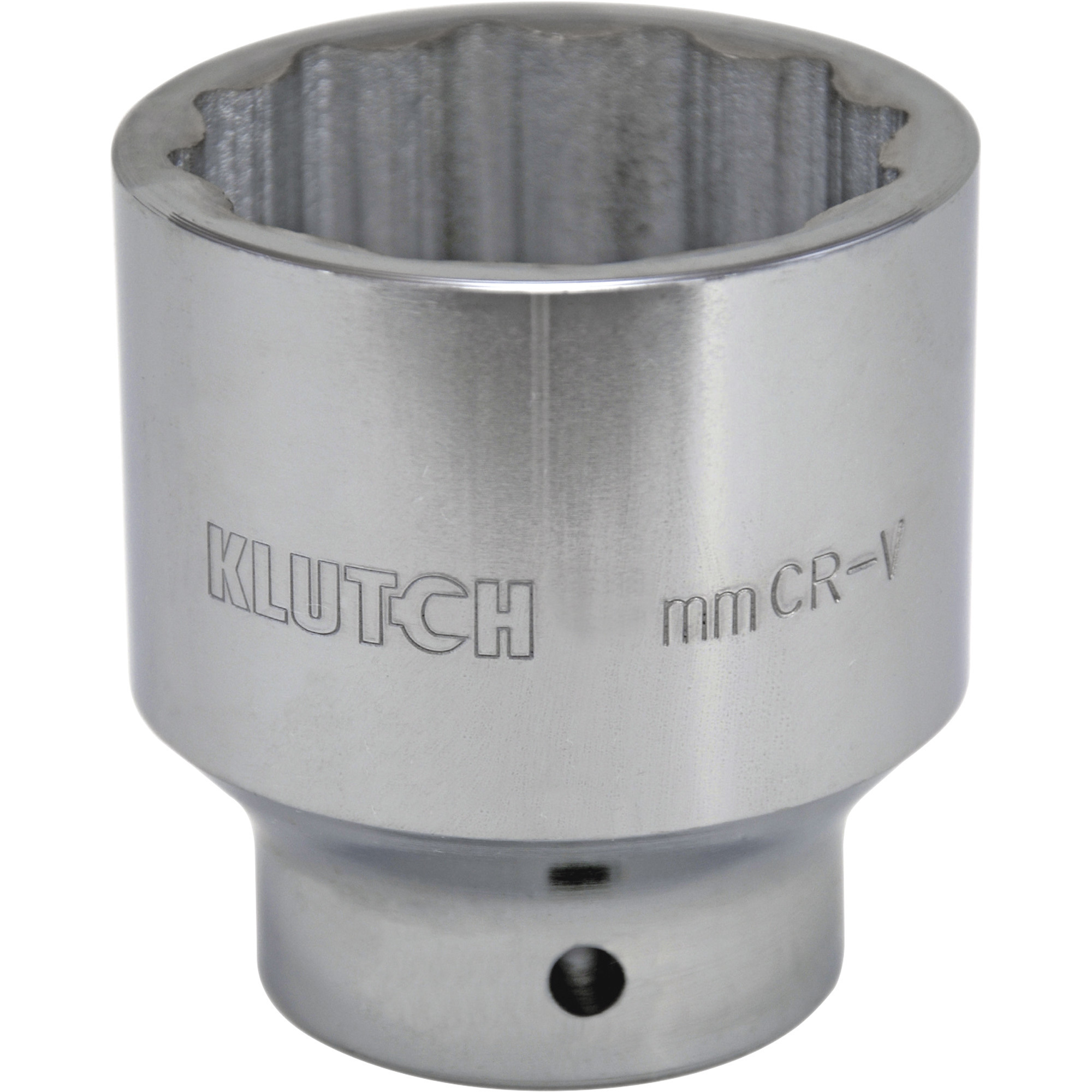 Klutch Jumbo Socket, Metric, 60mm, 3/4in.-Drive, 12-Pt.