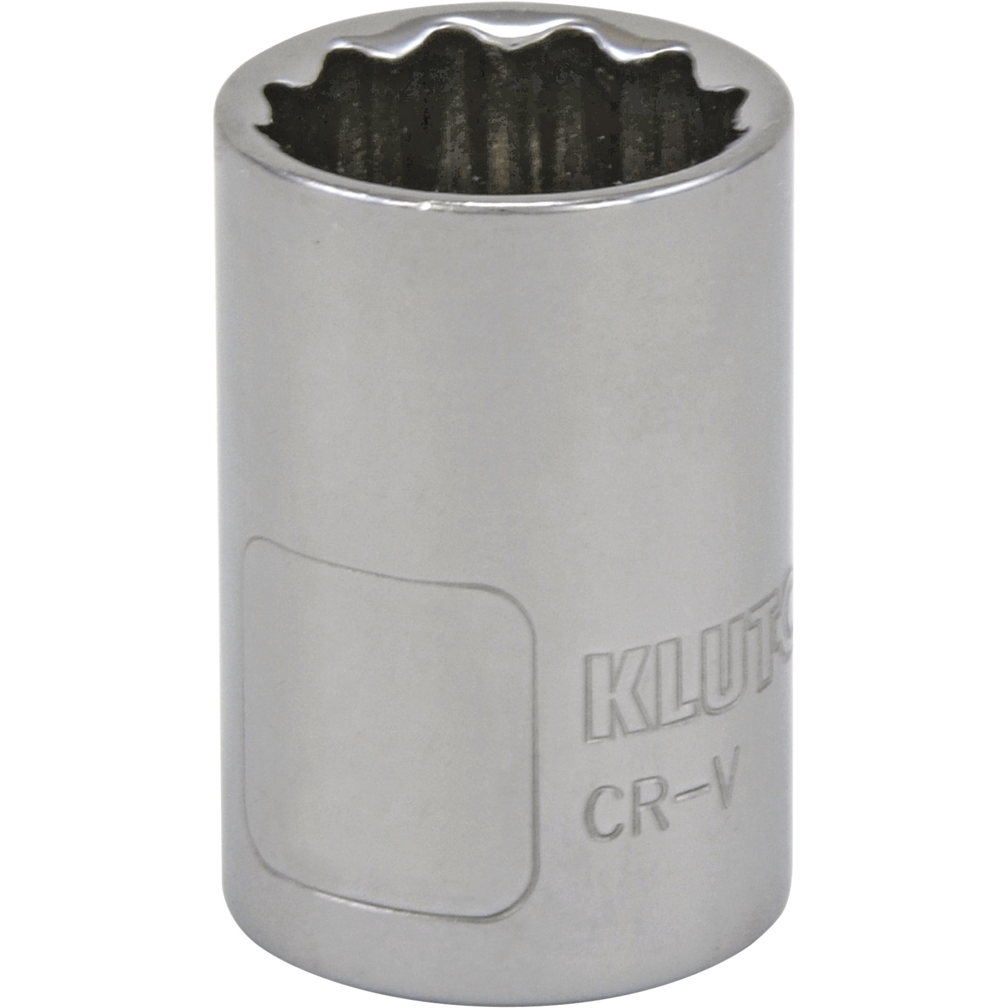 Klutch Socket, SAE, 7/16in., 1/2in.-Drive, 12-Pt.