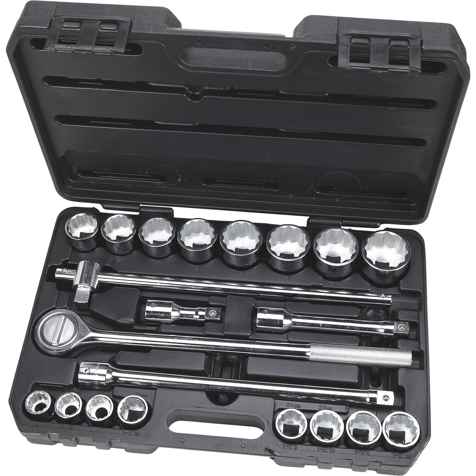 Klutch 3/4in.-Drive Socket Set, 21-Pc., SAE | Northern Tool