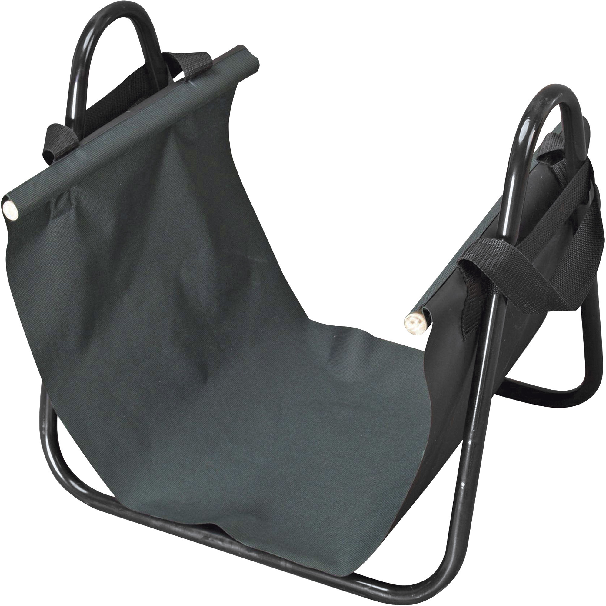 Ironton Log Carrier with Stand, 41 1/2in.L, Nylon and Steel Construction