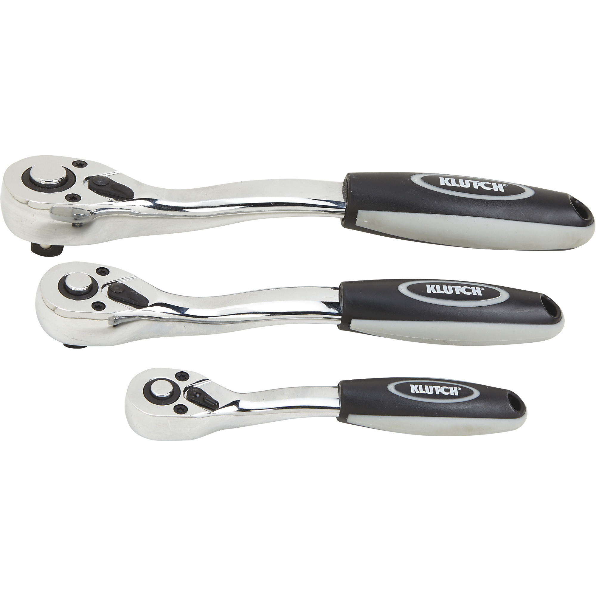 Klutch Quick-Release Offset Ratchets, 3-Pc. Set | Northern Tool
