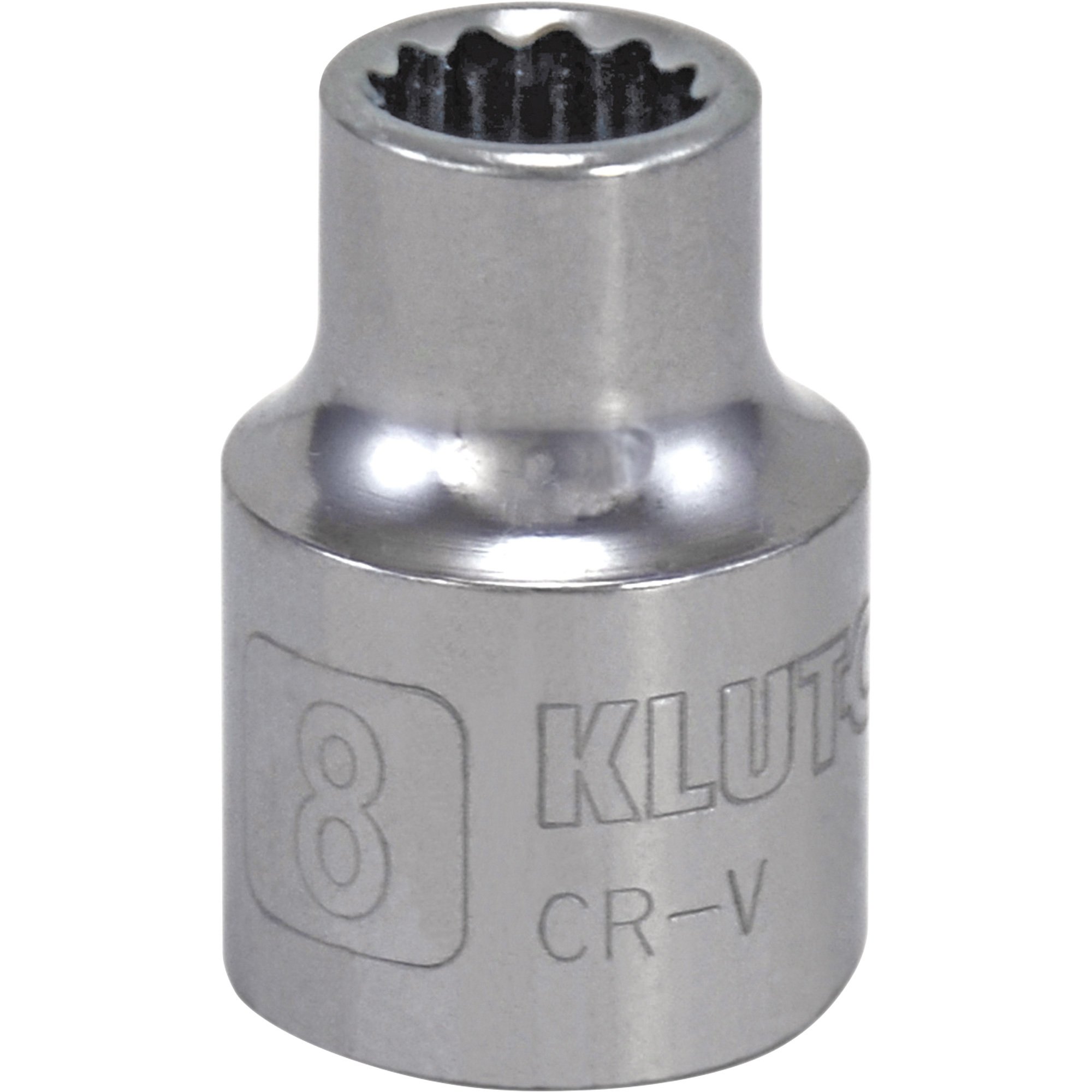 Klutch Socket — Metric, 3/8in.-Drive, 12-Pt.