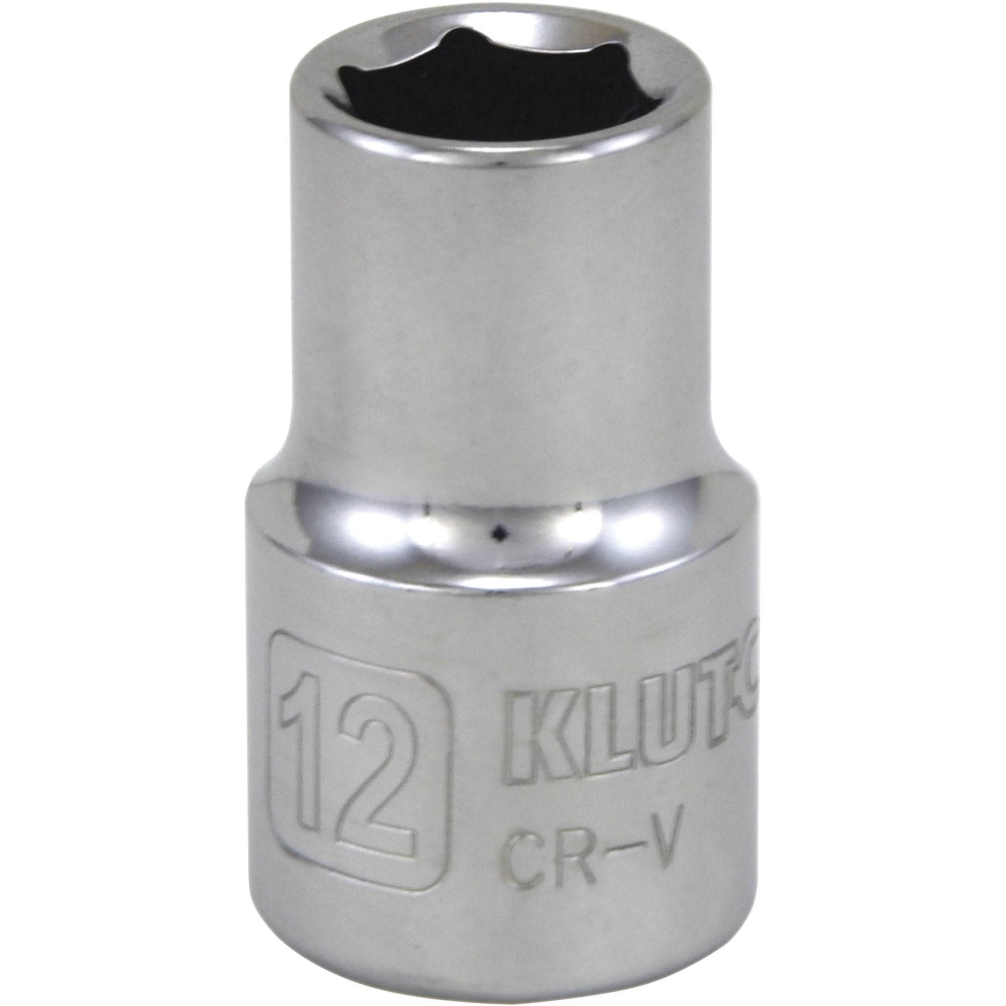 Klutch Socket — Metric, 1/2in.-Drive, 6-Pt.