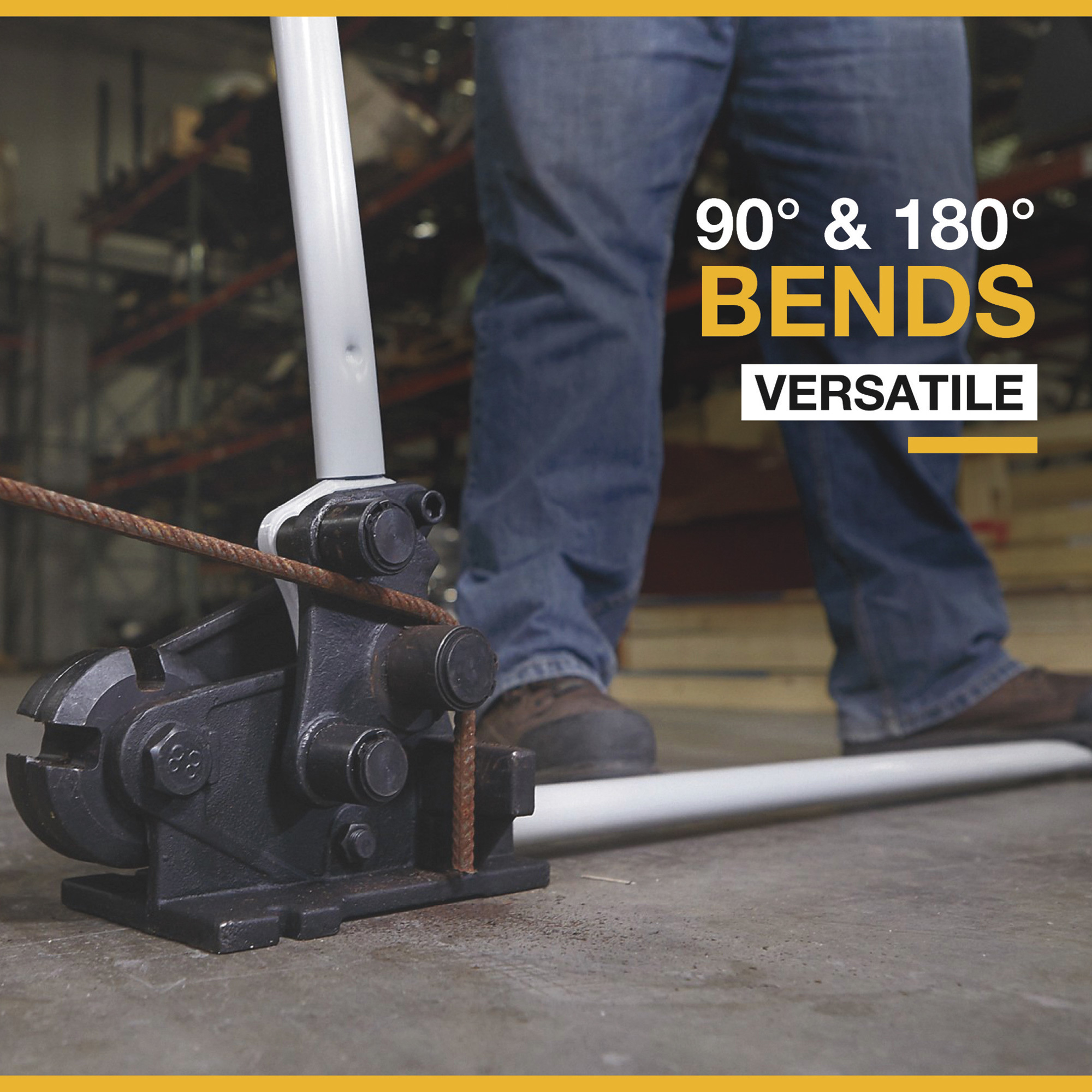 Bends Blade Klutch Rebar Cutter and Bender, 0.625in. Max. Capacity, 90° and 180 ...