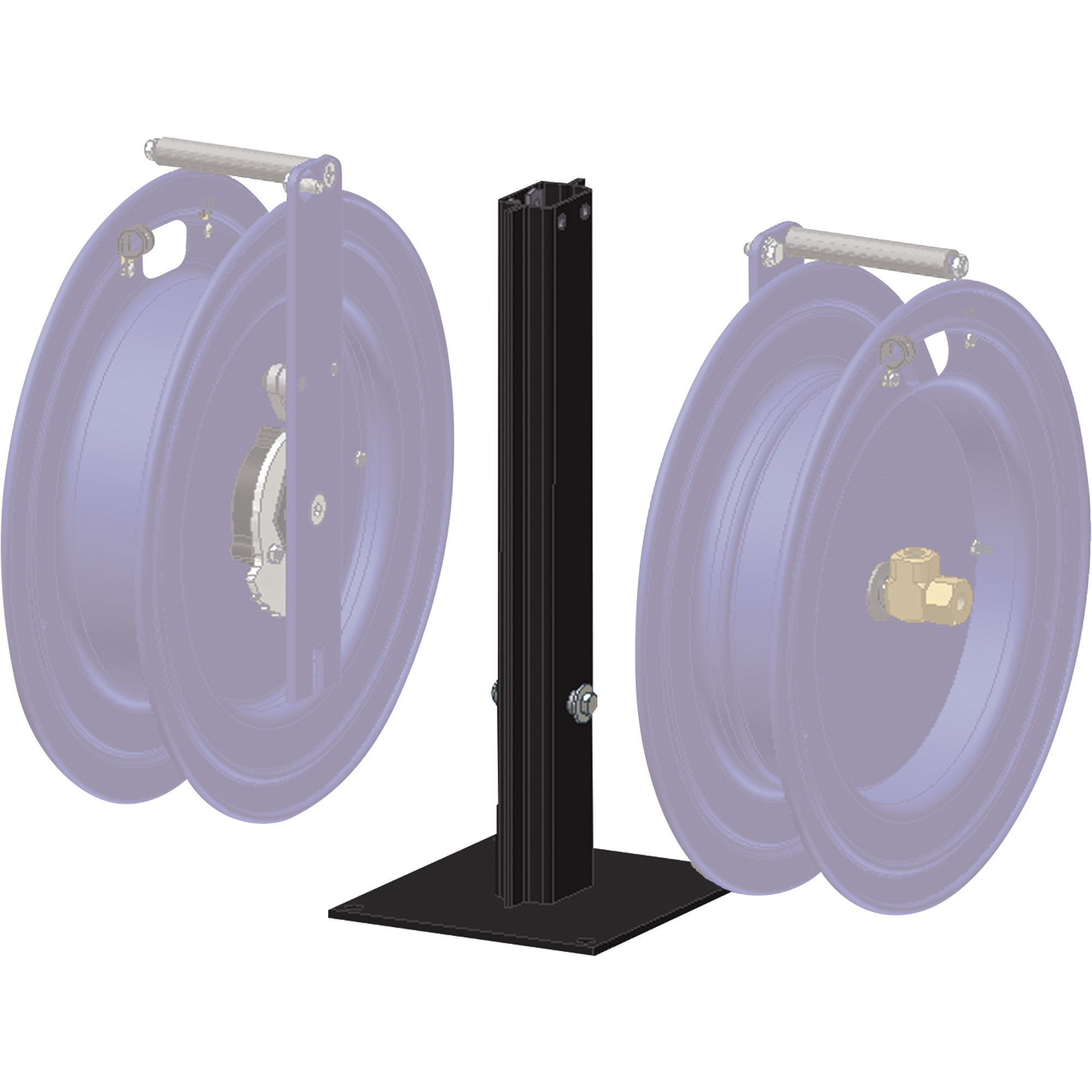 Coxreels Dual-Side Mount Bracket, 17in. High, Model# 15726-17