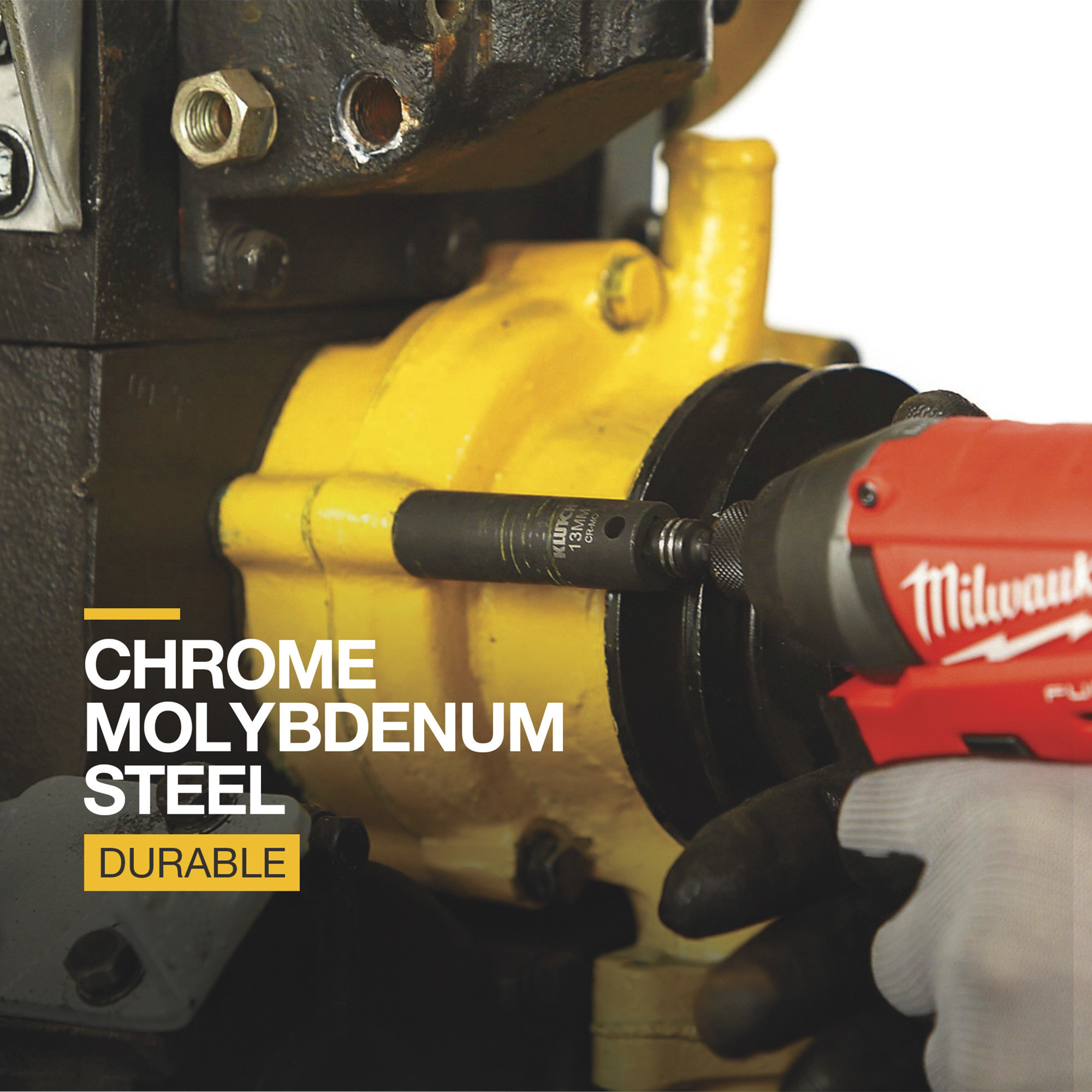 Klutch Impact Socket Set, 94Pc. 3/8in. & 1/2in.Drive, SAE & Metric