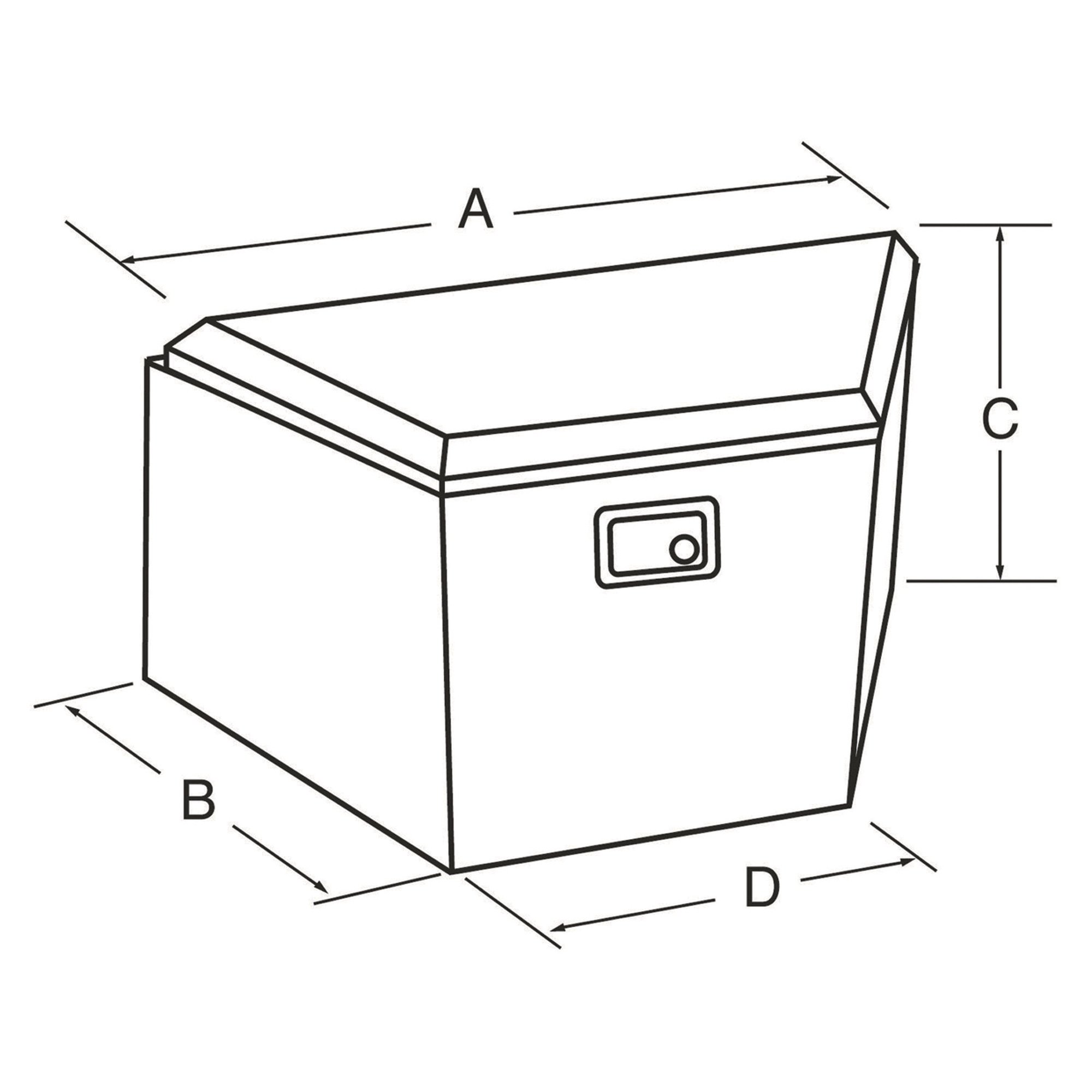 Lund 34 in Matte Black Aluminum Trailer Tongue Truck Tool Box with mounting hardware and keys included Lund 34 in Matte Black Aluminum Trailer Tongue Truck Tool Box with mounting hardware and keys included