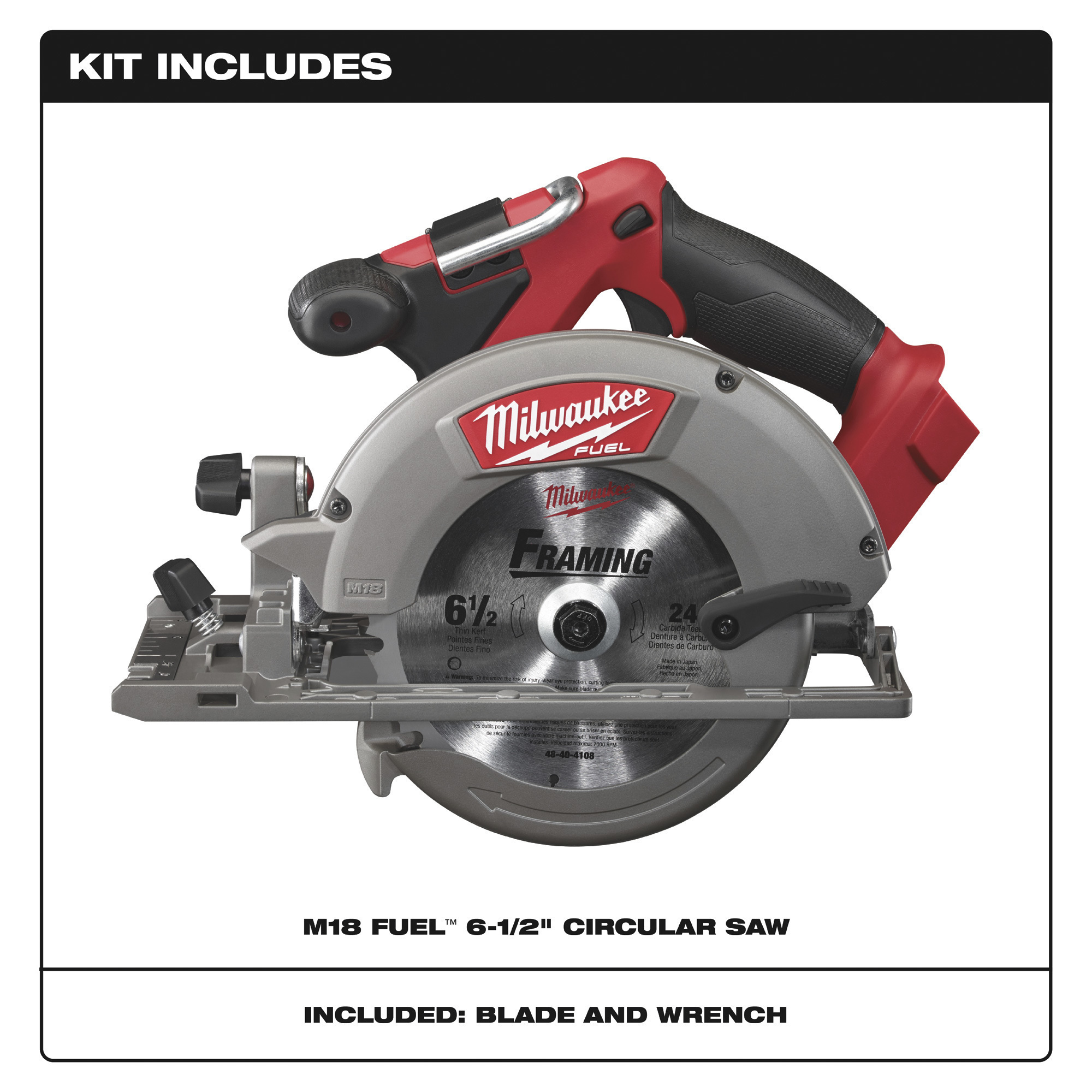 Milwaukee M18 FUEL Circular Saw Tool Only 6 1 2in. Model 2730 20 Northern Tool