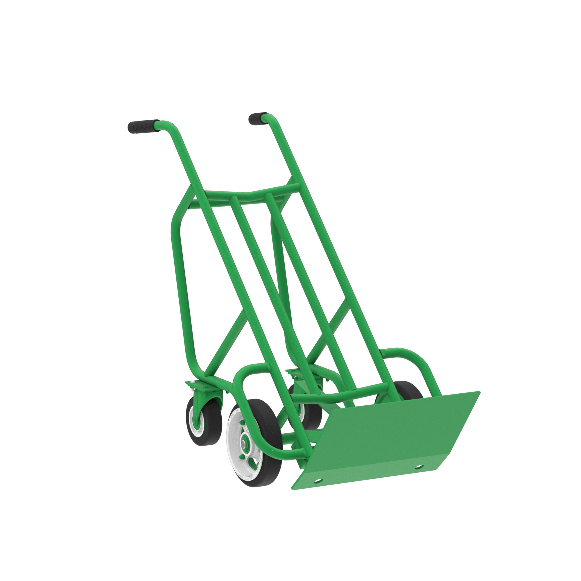 Valley Craft 4-Wheel Deep Frame Steel Bag and Box Pallet Truck, 1,000-Lb. Capacity, Model# F84808A3