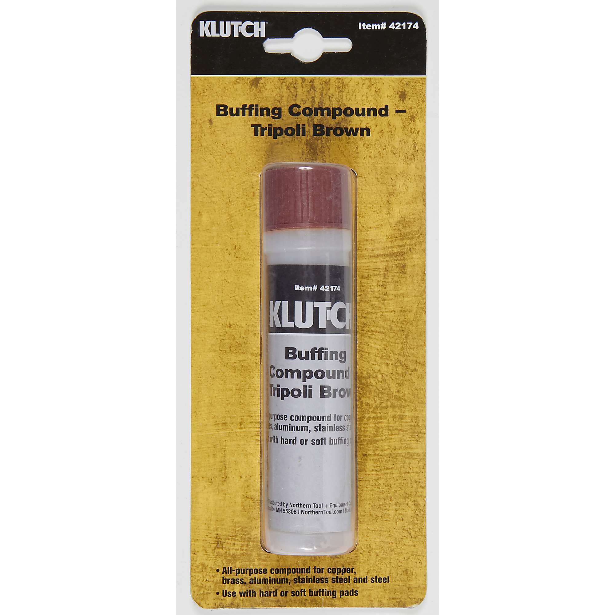 Klutch Buffing Compound — 1 Stick, Brown
