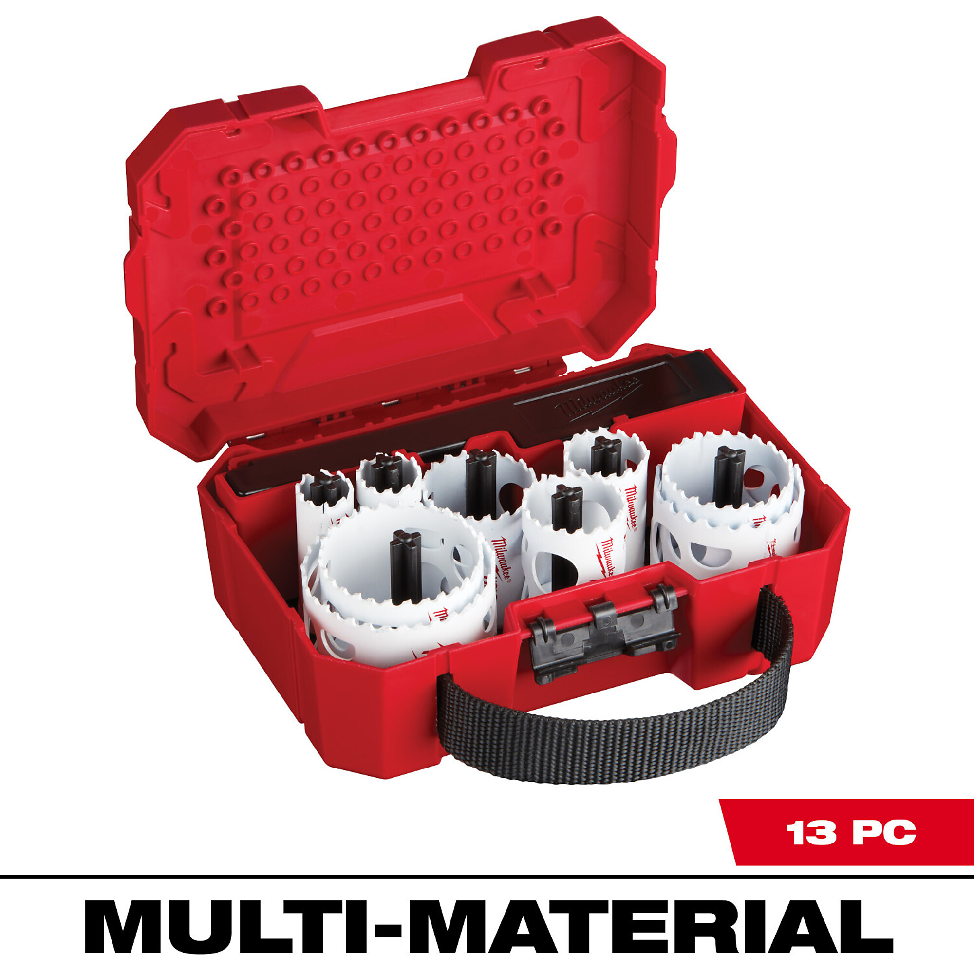 Milwaukee HOLE DOZER Bimetal Hole Saw Kit, 13-Pc., Model# 49-22-4025