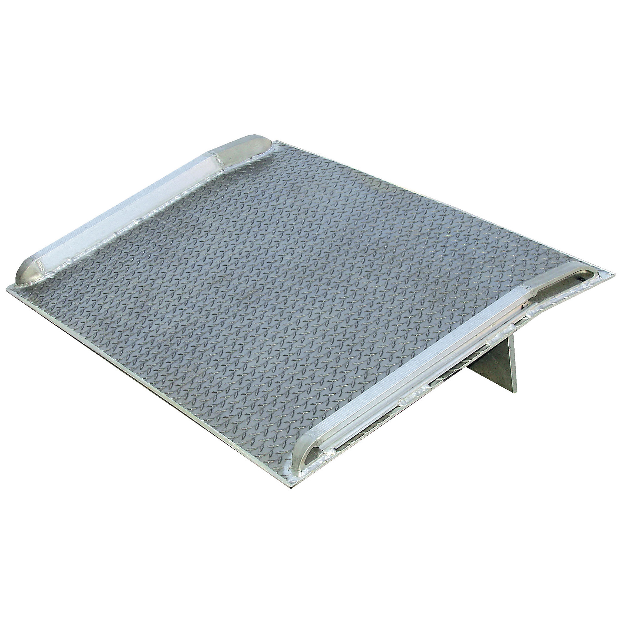 Vestil Aluminum Truck Dock Board 60 In. x 84 In. 8000 Lb. Capacity Silver