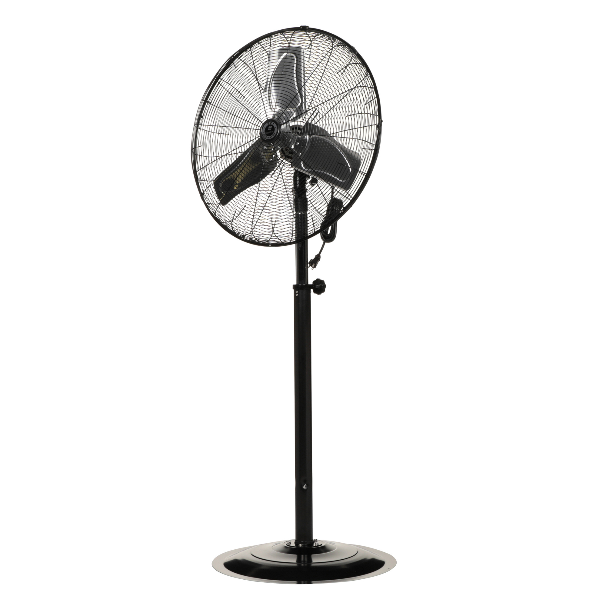 TPI Air Circulator - 24in. Diameter, 5100 CFM, Oscillating, Pedestal Base, Model# CACU24PO