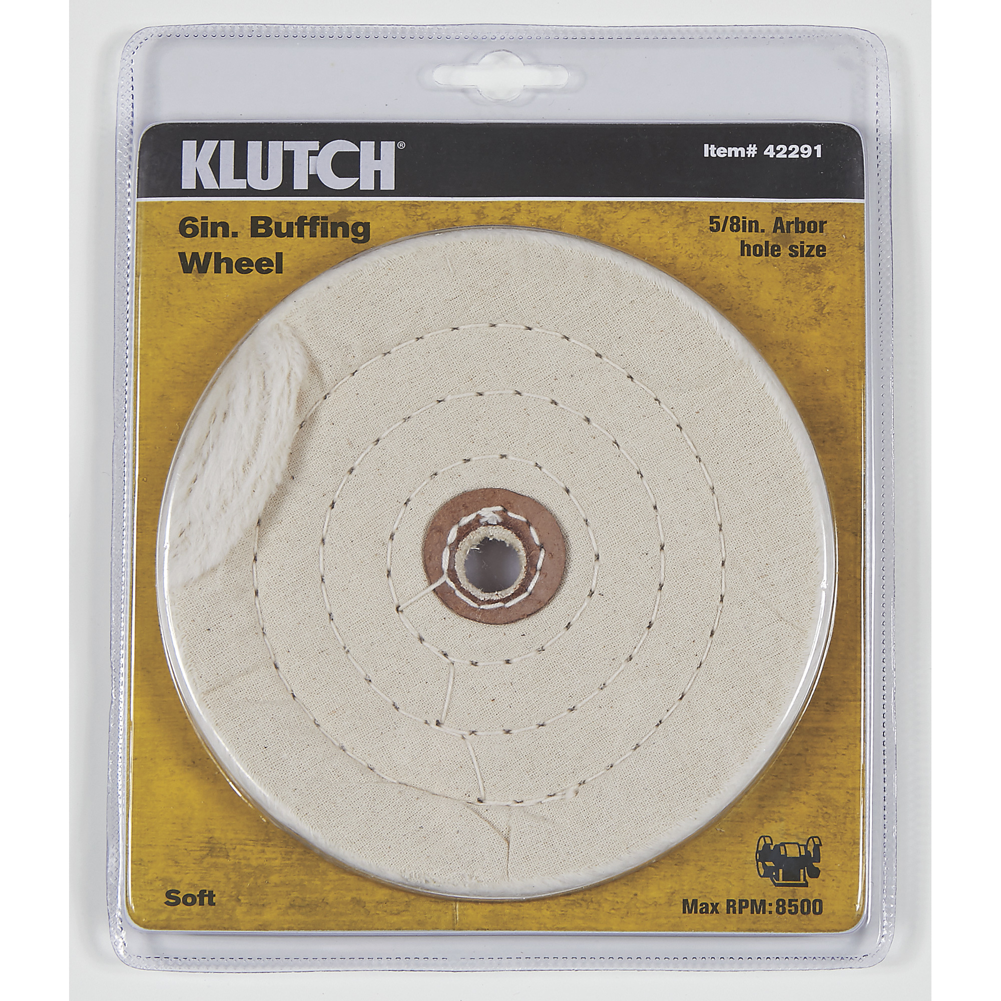 6 in. Bench Grinder Buffing Wheel Kit with 3-piecs Polishing Compound Set