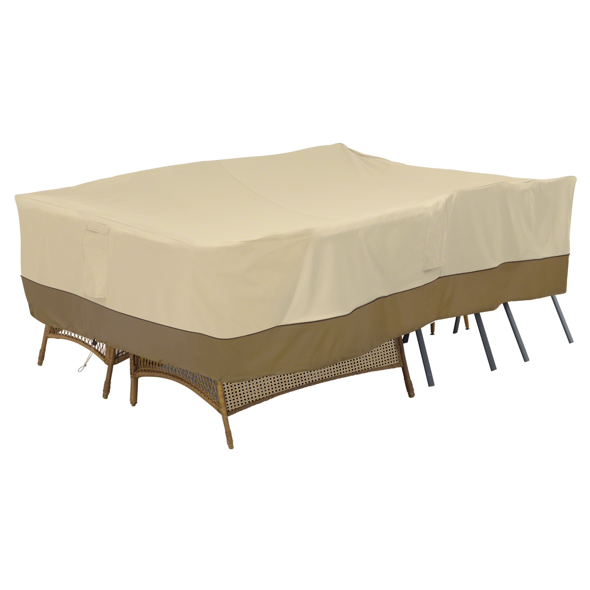 Classic Accessories Veranda Gen Purpose Furniture Cover, M, Tan, Polyester, Model# 55-578-011501-00