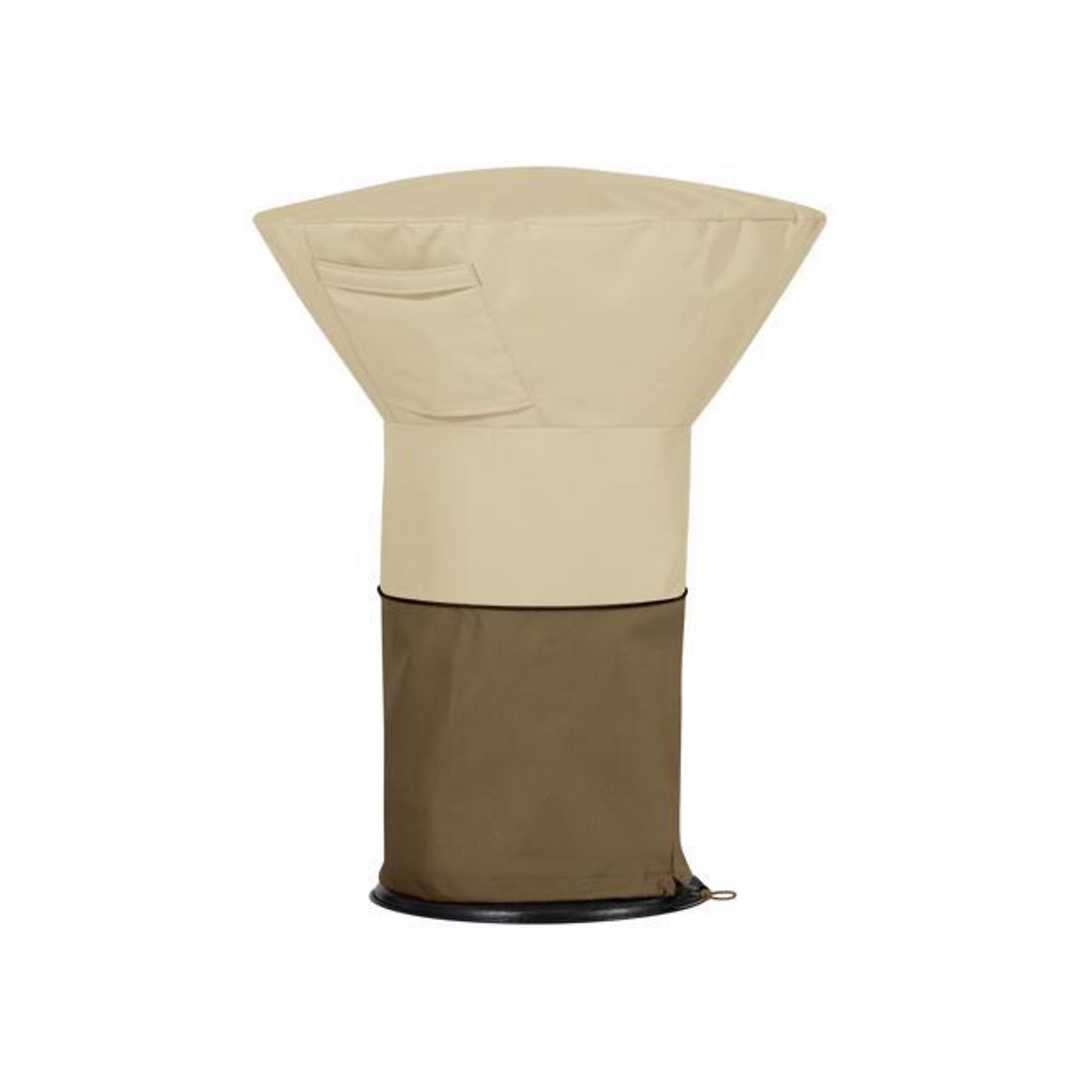 Classic Accessories Veranda 21in. Round Table Top Heater Cover, Tan, Polyester, Model# 55-571-011501-00