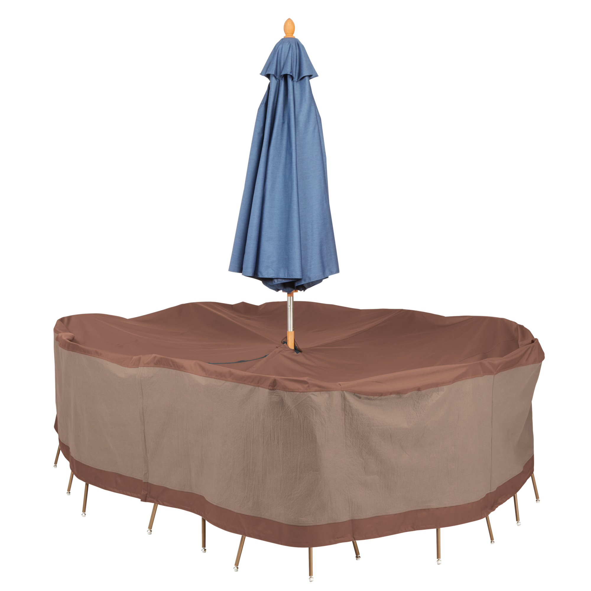 Classic Accessories Ultimate 108in. Table and Chair Cover, Beige ...