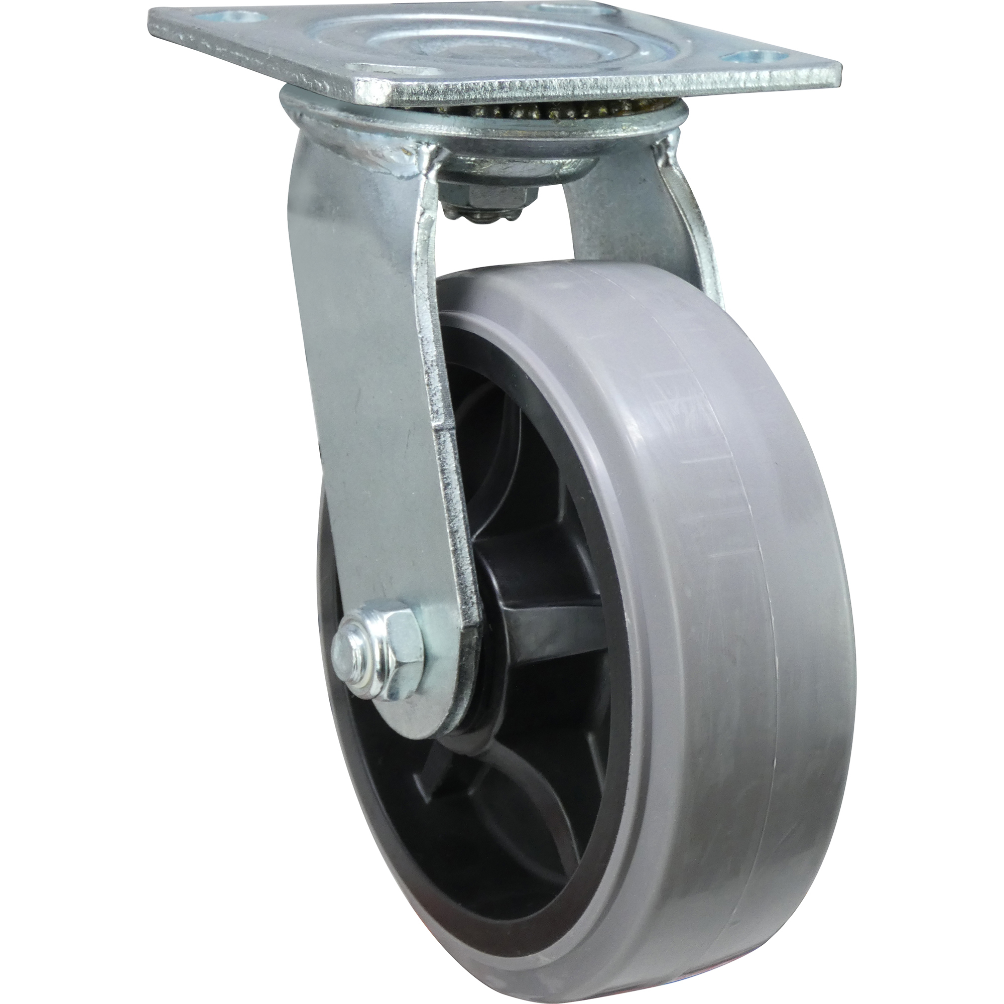 Shepherd Hardware, Casters, Wheel Diameter 6 in, Caster Type Swivel, Package (qty.) 4, Model# 3183