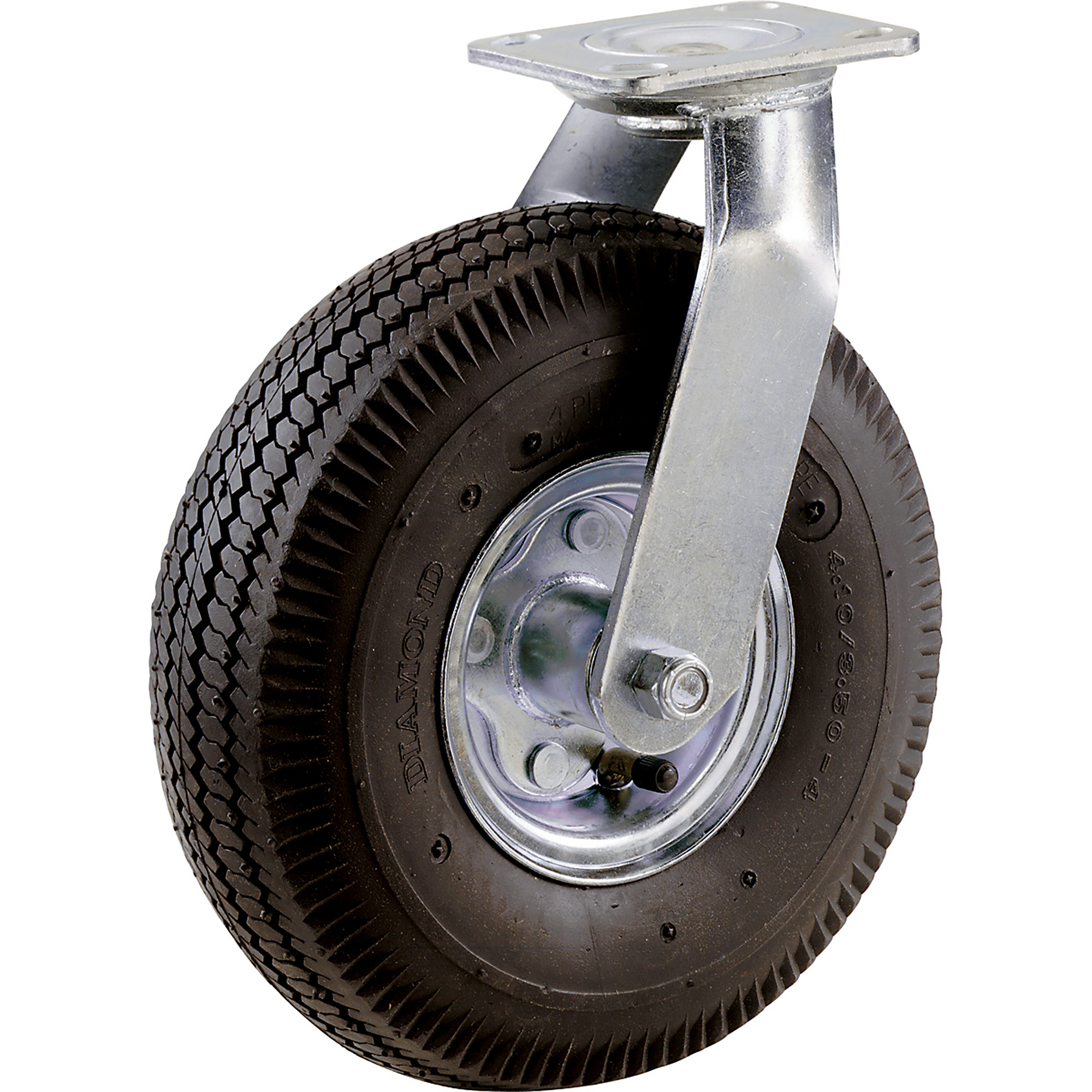 Shepherd Hardware, Casters, Wheel Diameter 10 in, Caster Type Swivel, Package (qty.) 4, Model# 9796