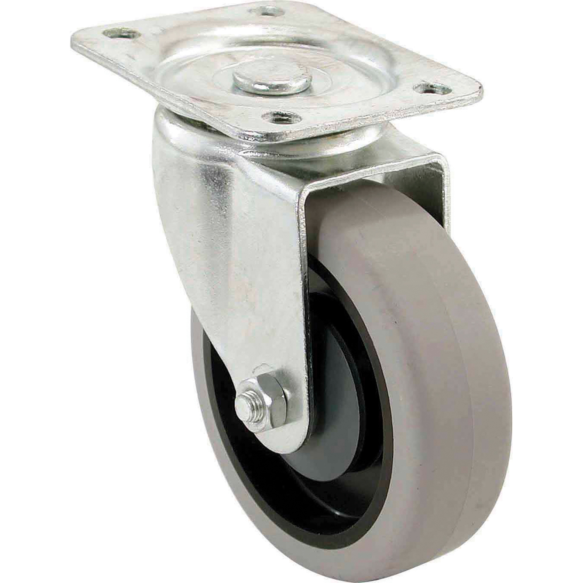 Shepherd Hardware, Casters, Wheel Diameter 4 in, Caster Type Swivel, Package (qty.) 4, Model# 9735